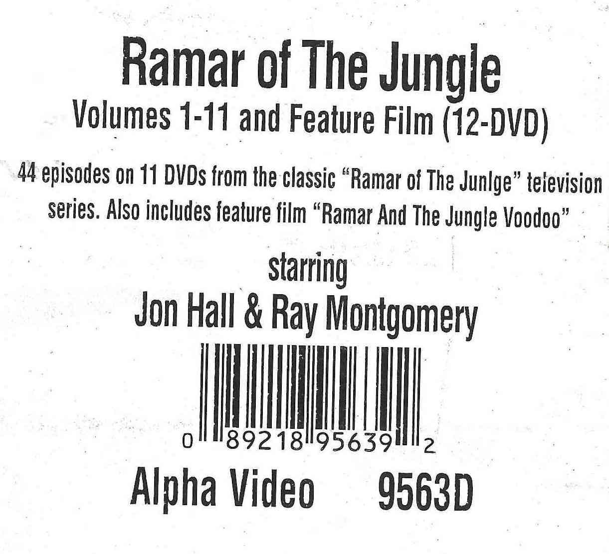 Ramar of The Jungle - Volumes 1-11 cover art