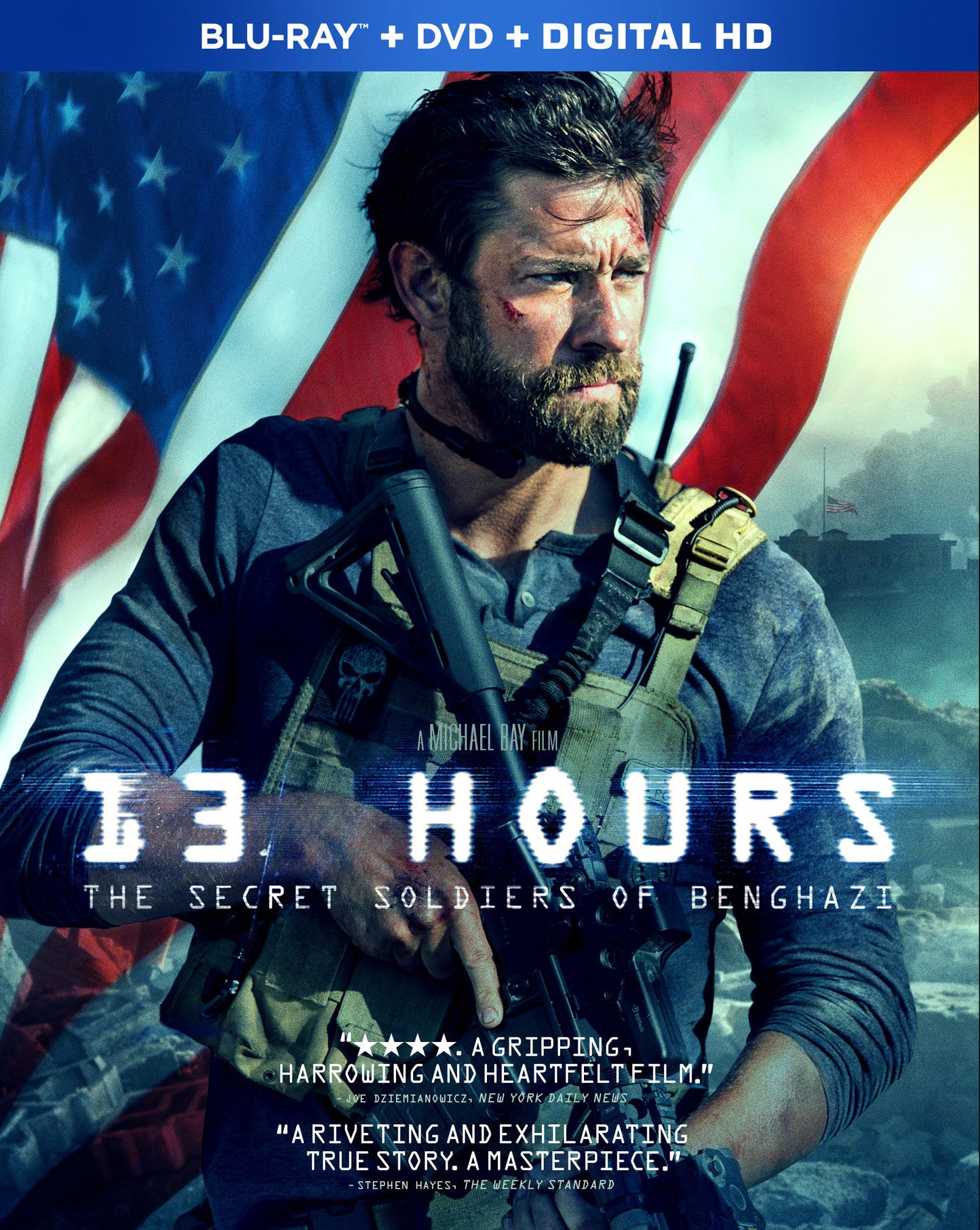 13 Hours: The Secret Soldiers of Benghazi [Blu-ray/DVD] cover art
