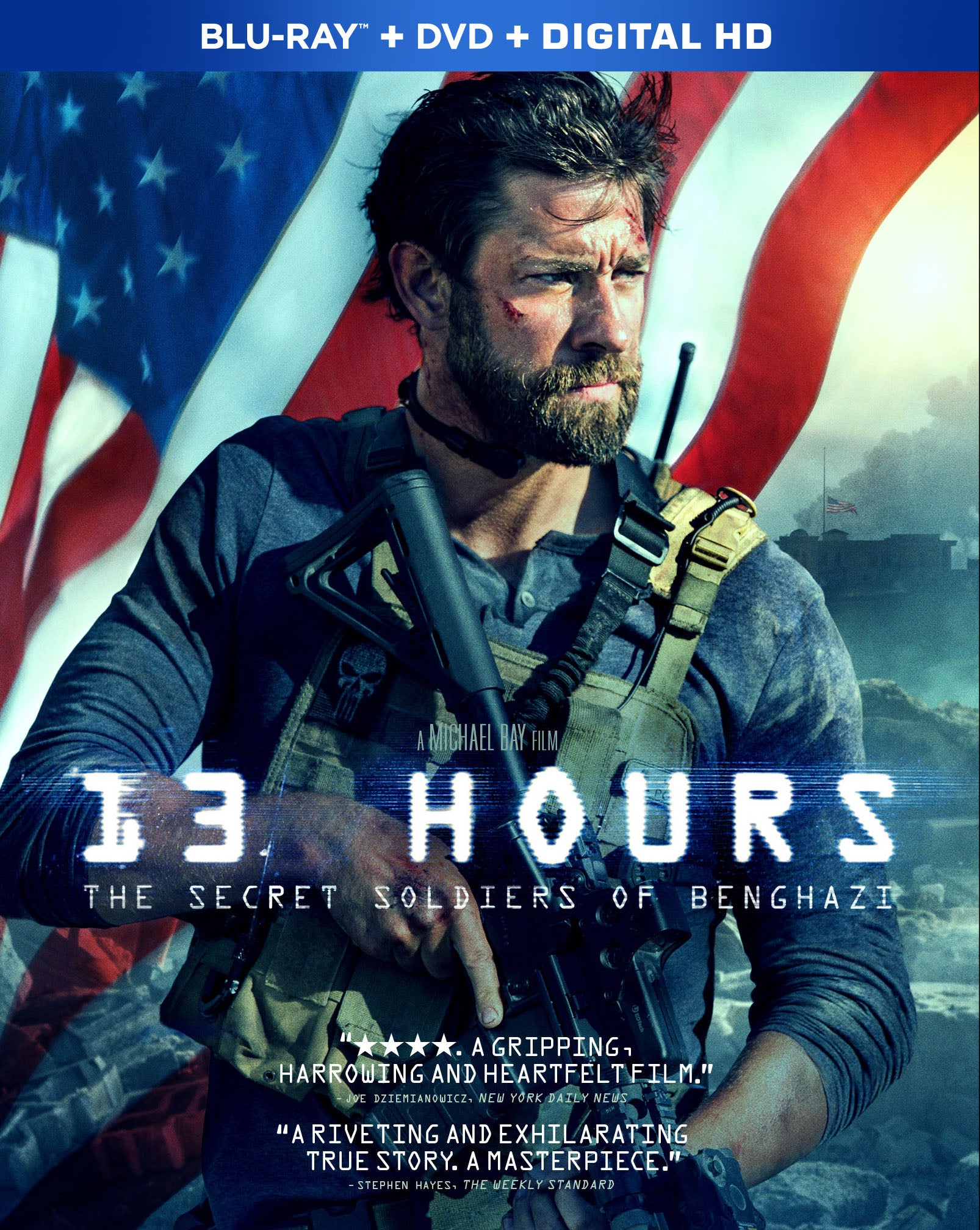 13 Hours: The Secret Soldiers of Benghazi [Blu-ray/DVD] cover art