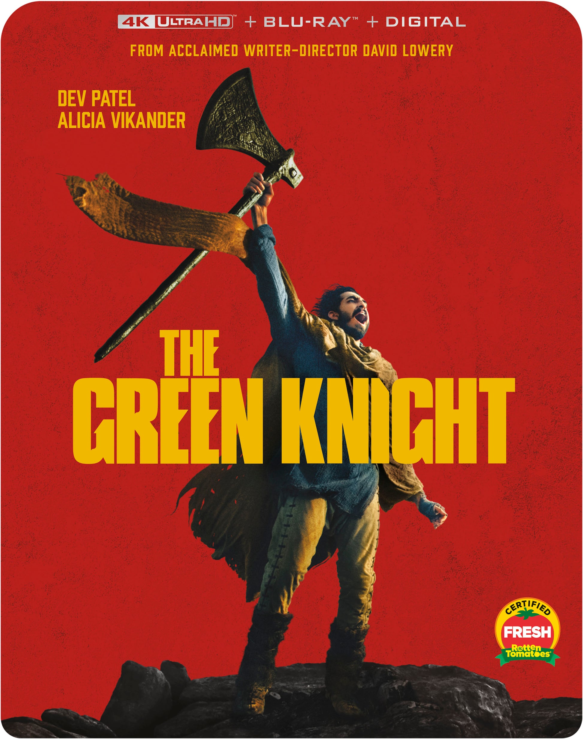 Green Knight [Includes Digital Copy] [4K Ultra HD Blu-ray/Blu-ray] cover art