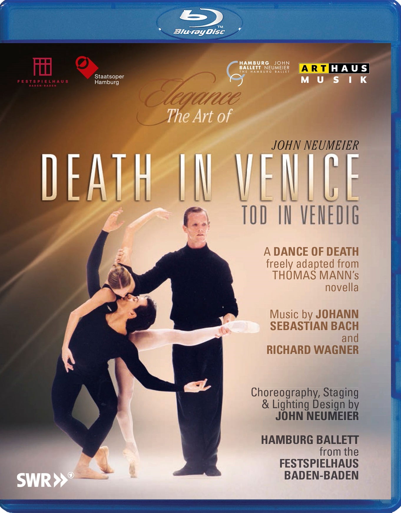 John Neumeier: Death in Venice (Tod in Venedig) (music by Wagner & Bach) [Video] cover art