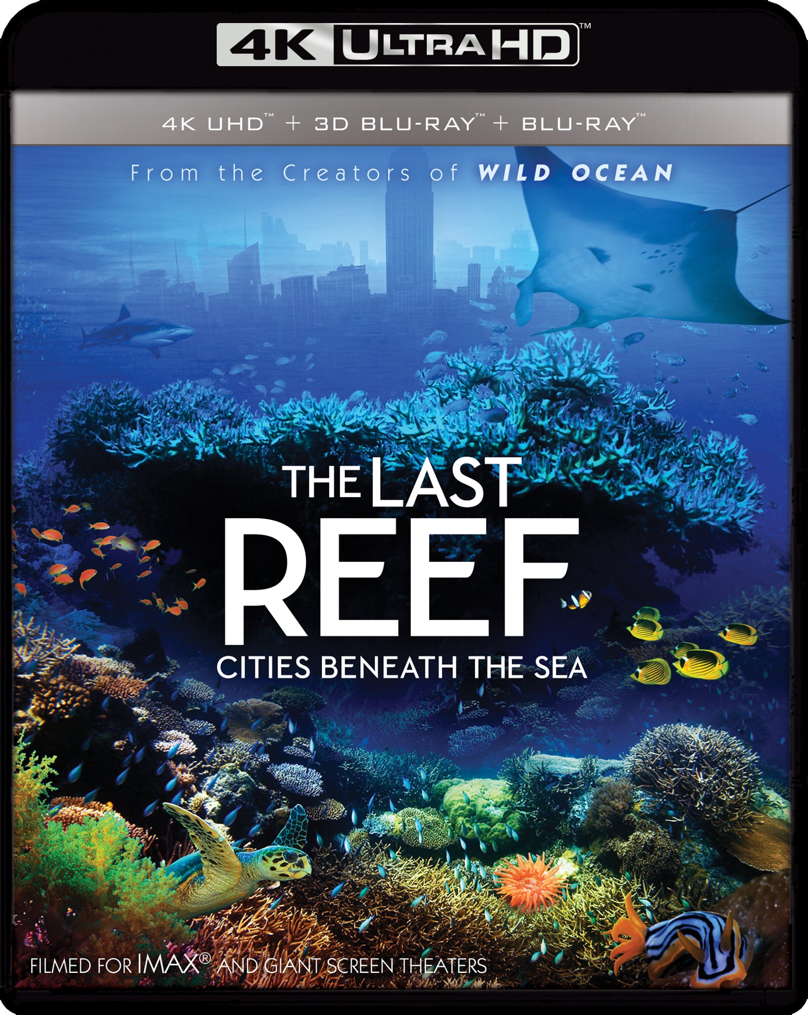 IMAX: The Last Reef: Cities Beneath the Sea [3D] [4K Ultra HD Blu-ray/Blu-ray] cover art