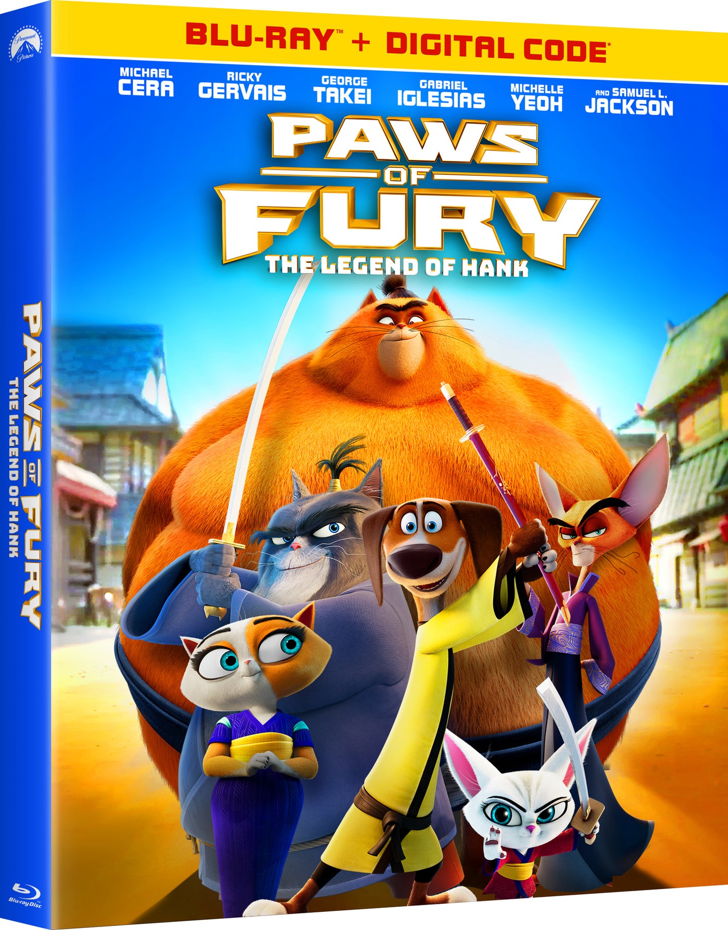 Paws of Fury: The Legend of Hank [Includes Digital Copy] [Blu-ray] cover art