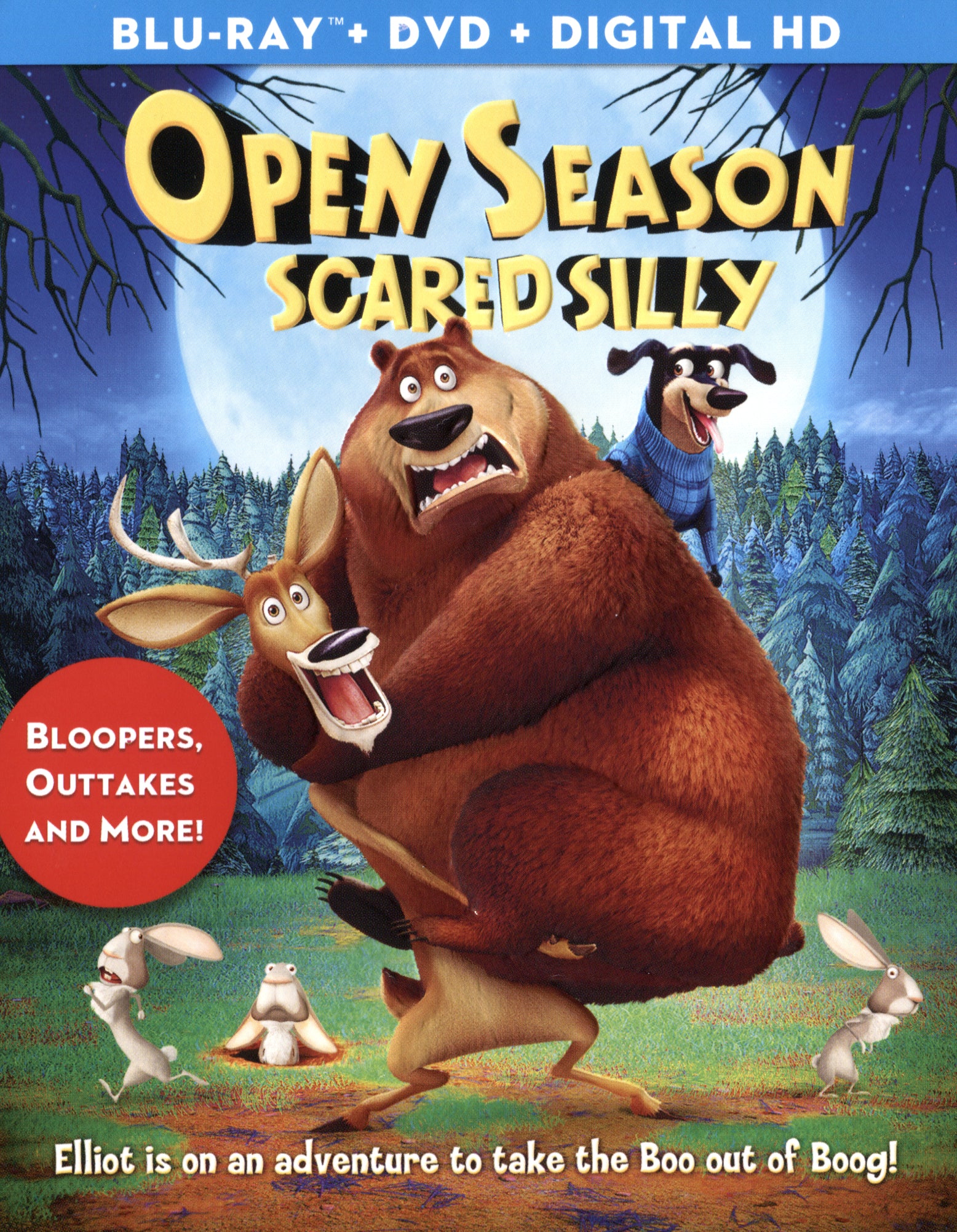 Open Season: Scared Silly [Includes Digital Copy] [Blu-ray/DVD] [2 Discs] cover art
