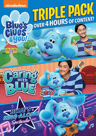 BlueÆs ClueÆs & You! Triple Pack: BlueÆs Clues/Caring with Blue/Sing-Along Spectacular cover art