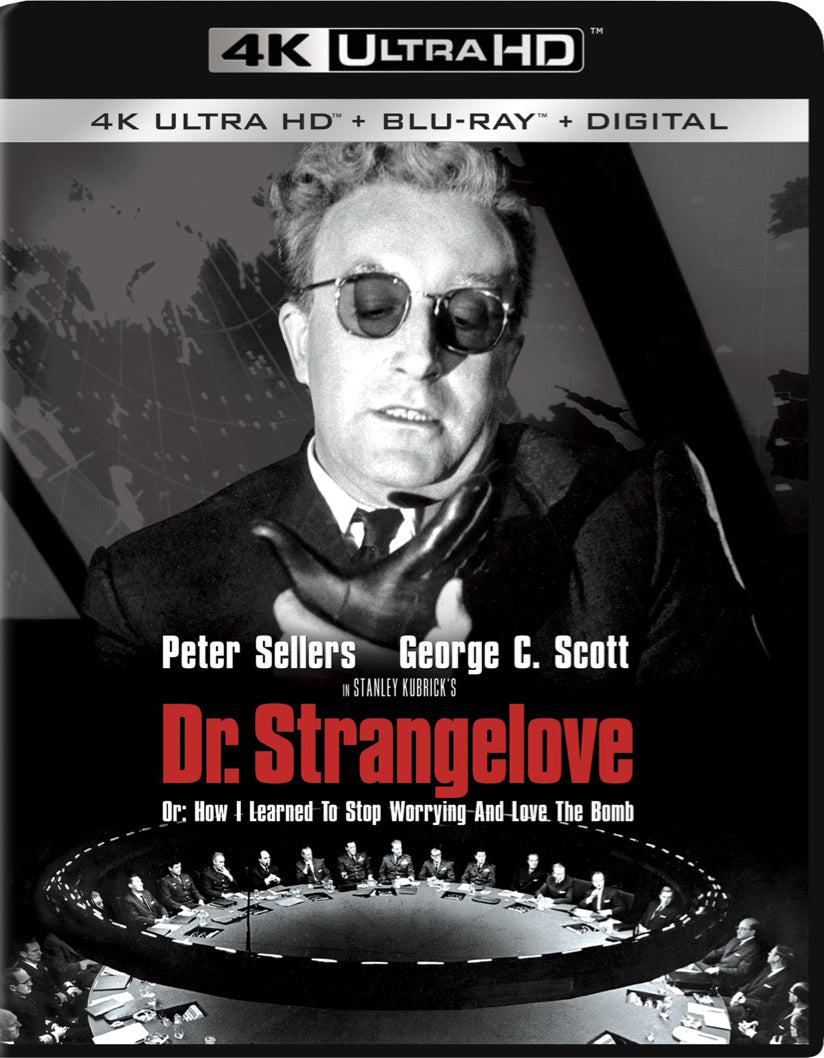Dr. Strangelove or: How I Learned to Stop Worrying and Love the Bomb [4K Ultra HD Blu-ray] cover art