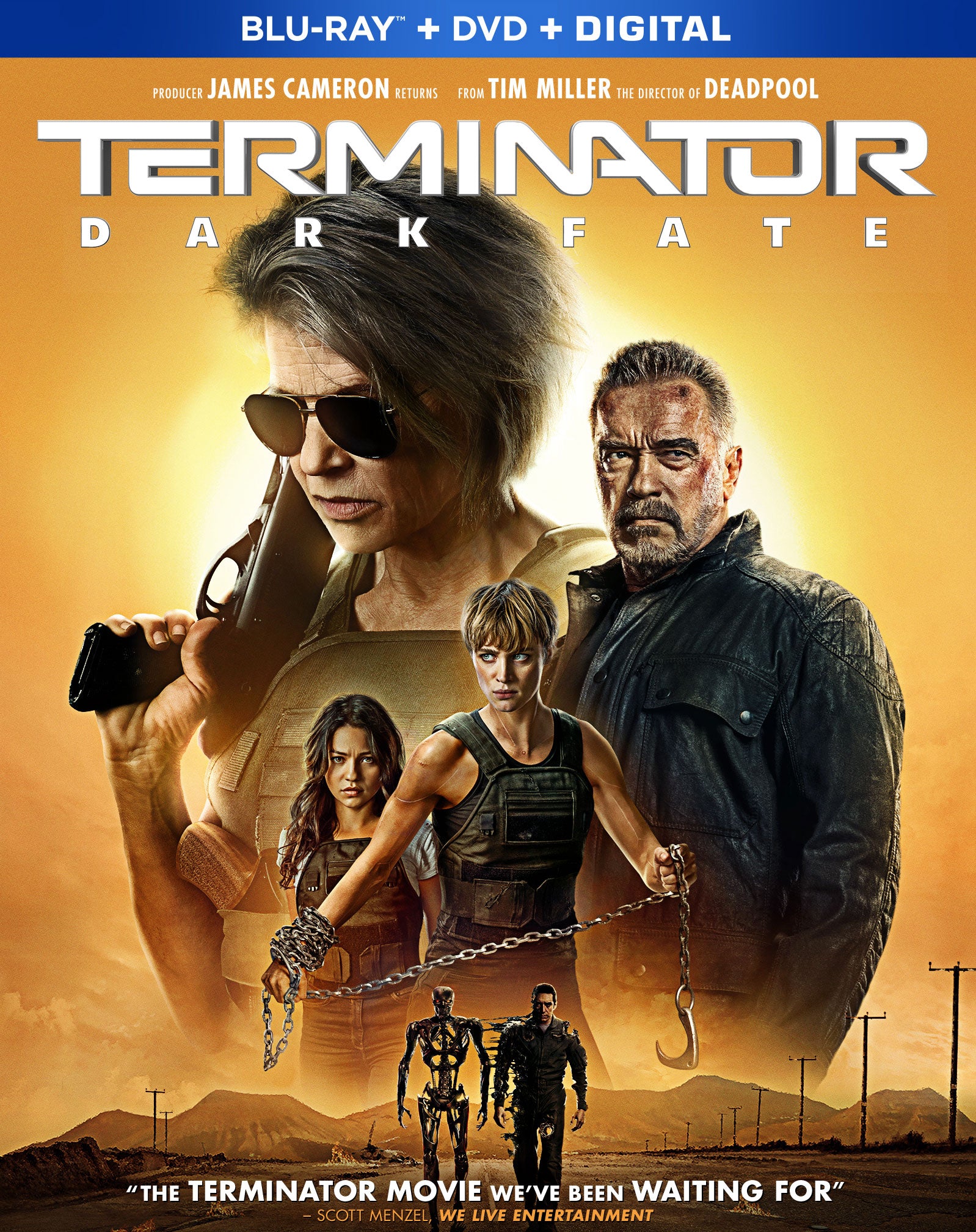 Terminator: Dark Fate [Includes Digital Copy] [Blu-ray/DVD] cover art