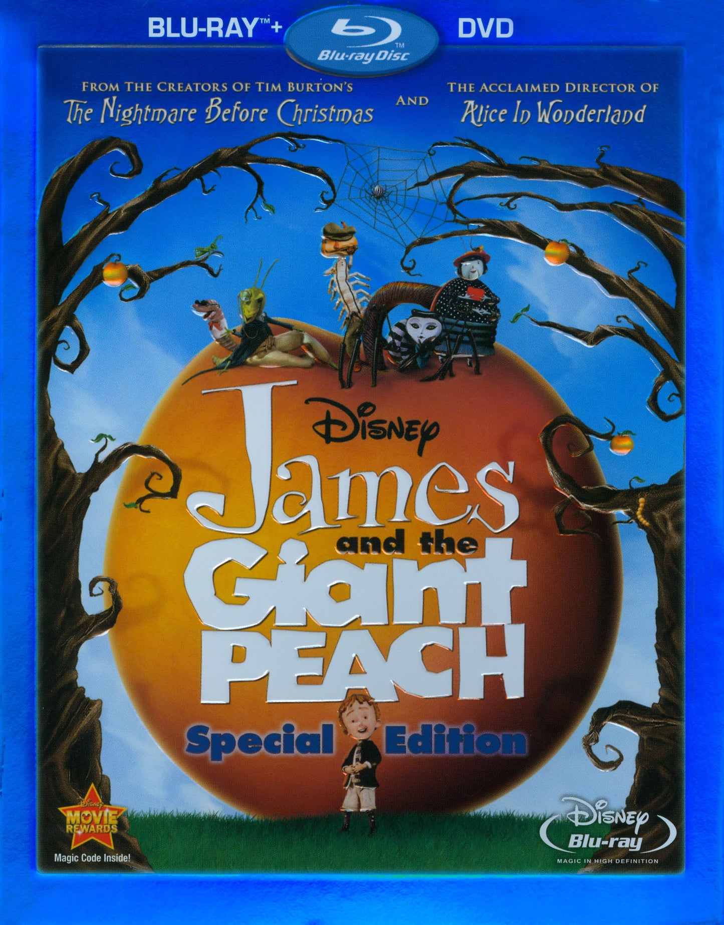 James and the Giant Peach [Special Edition] [2 Discs] [Blu-ray/DVD] cover art