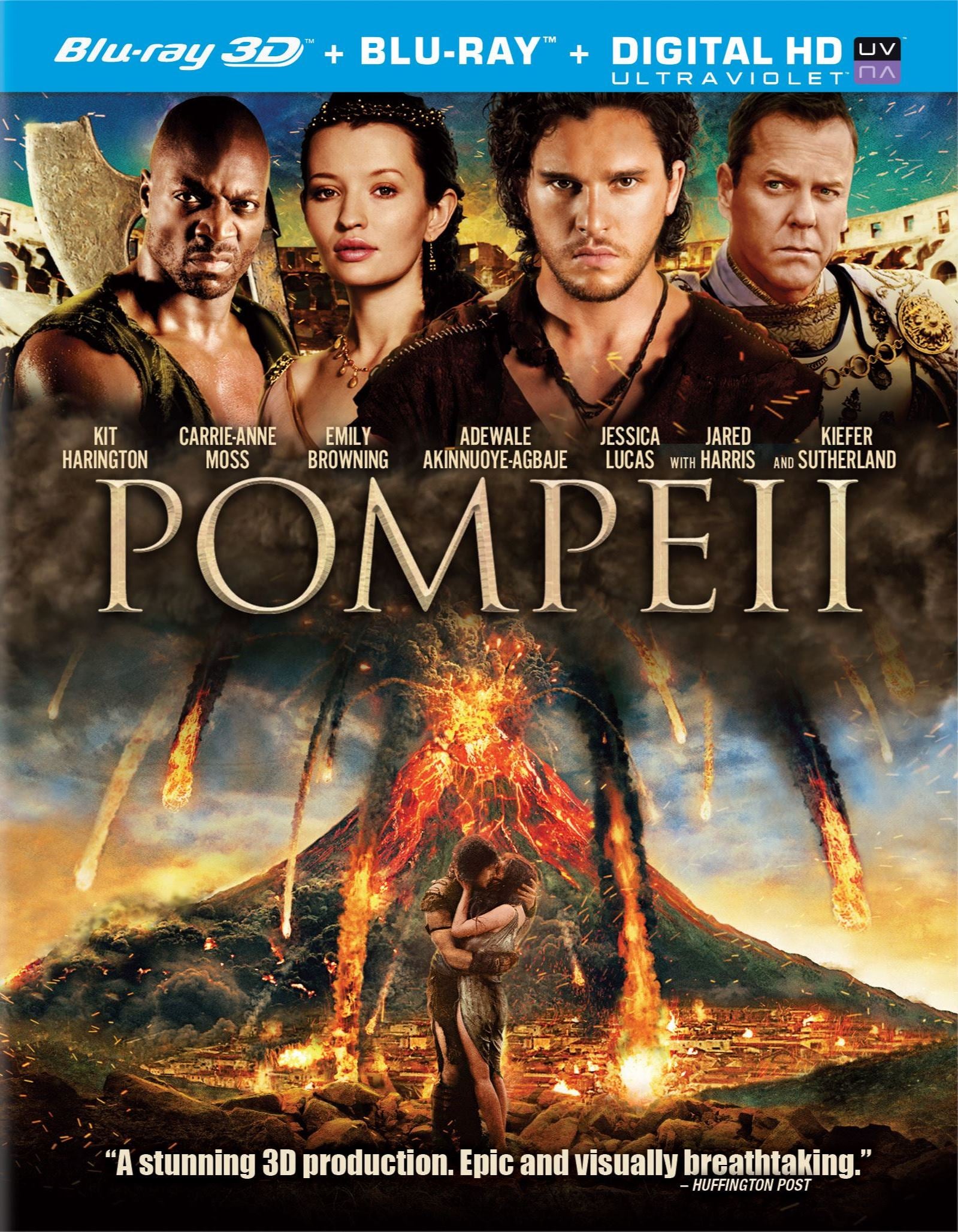 Pompeii [2 Discs] [Includes Digital Copy] [3D] [Blu-ray] cover art