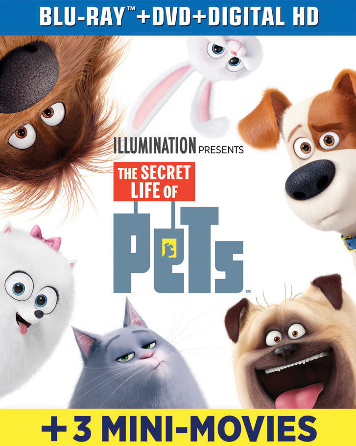 Secret Life of Pets [Includes Digital Copy] [Blu-ray/DVD] cover art