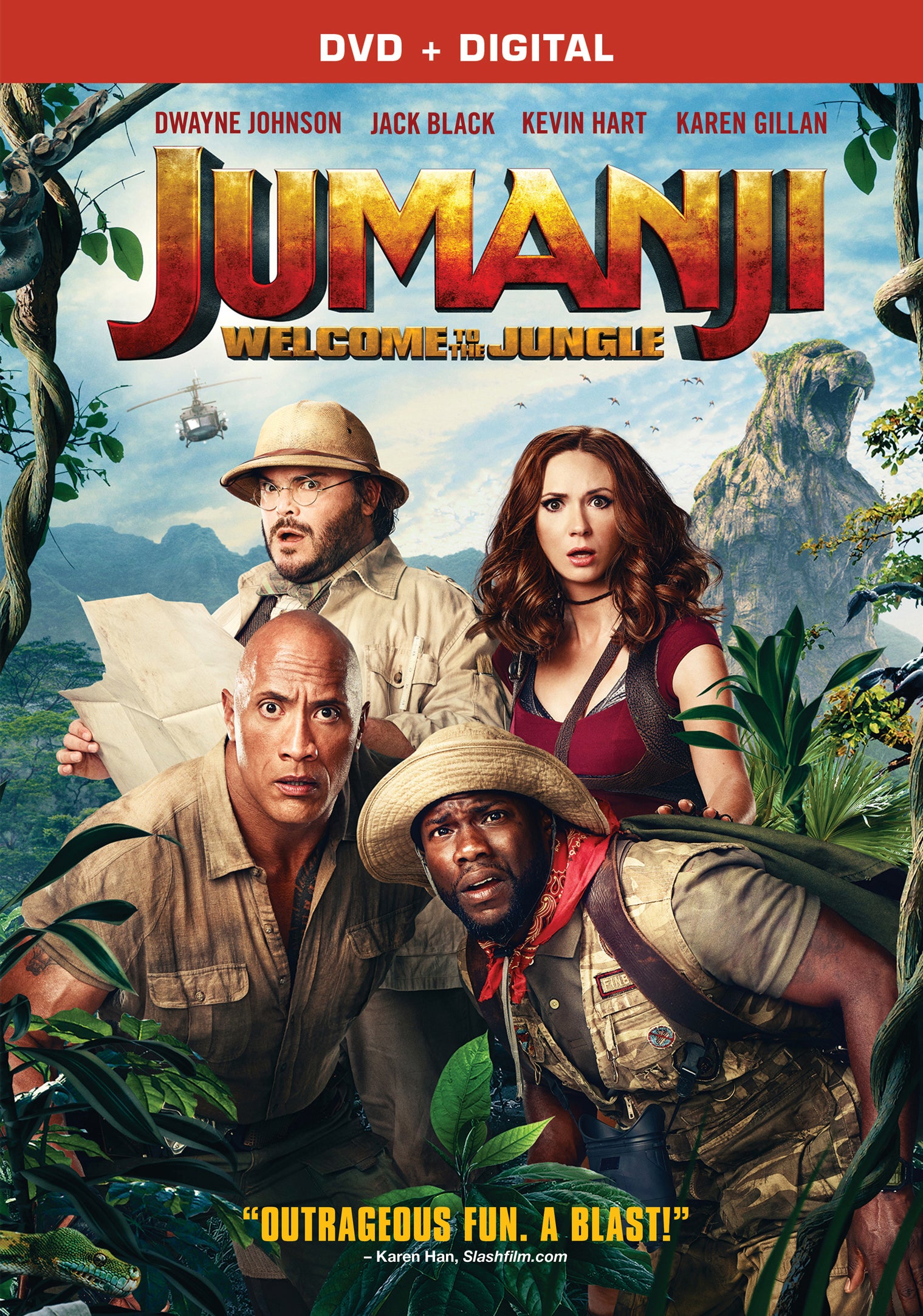 Jumanji: Welcome to the Jungle [Includes Digital Copy] cover art