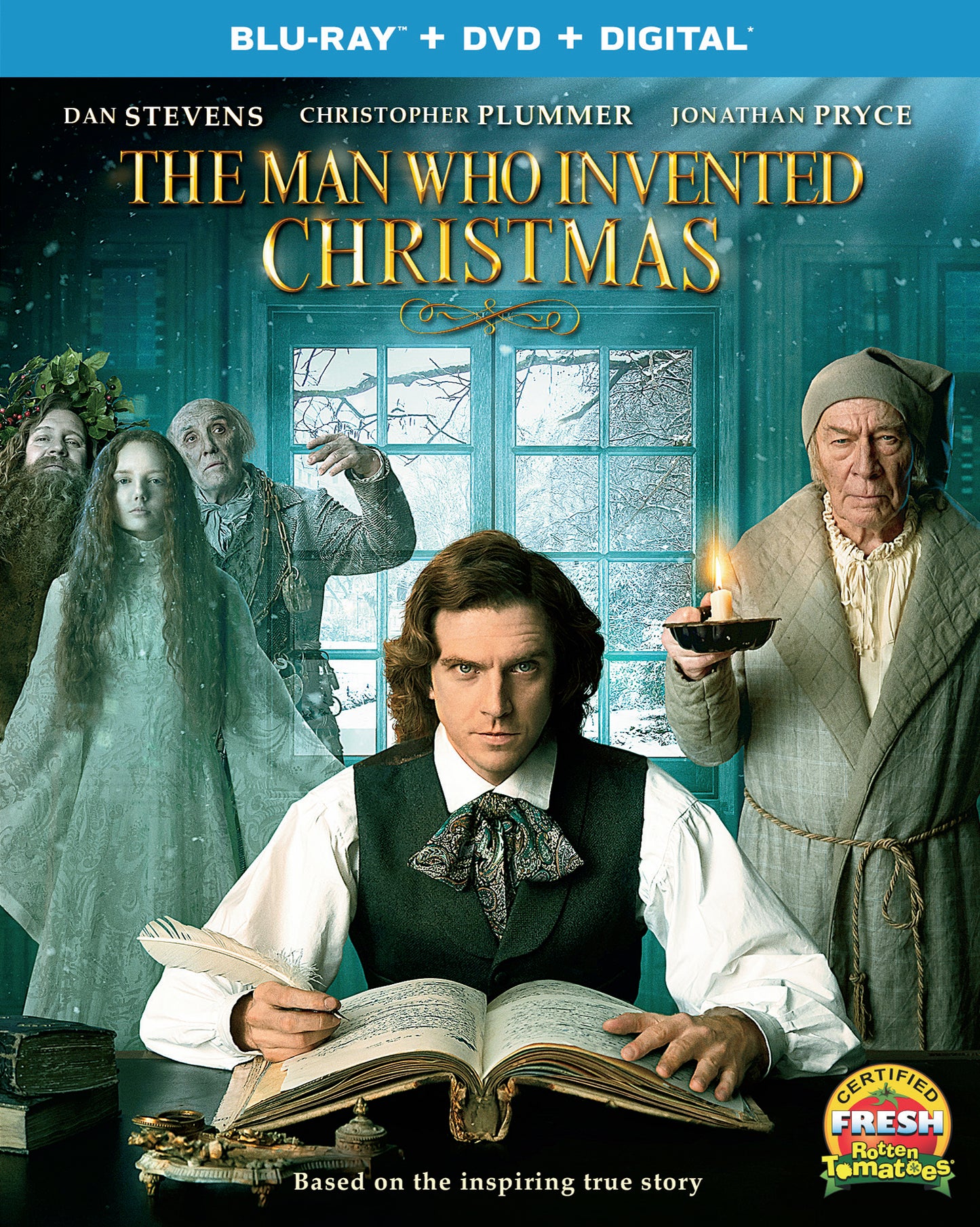 Man Who Invented Christmas [Blu-ray] cover art
