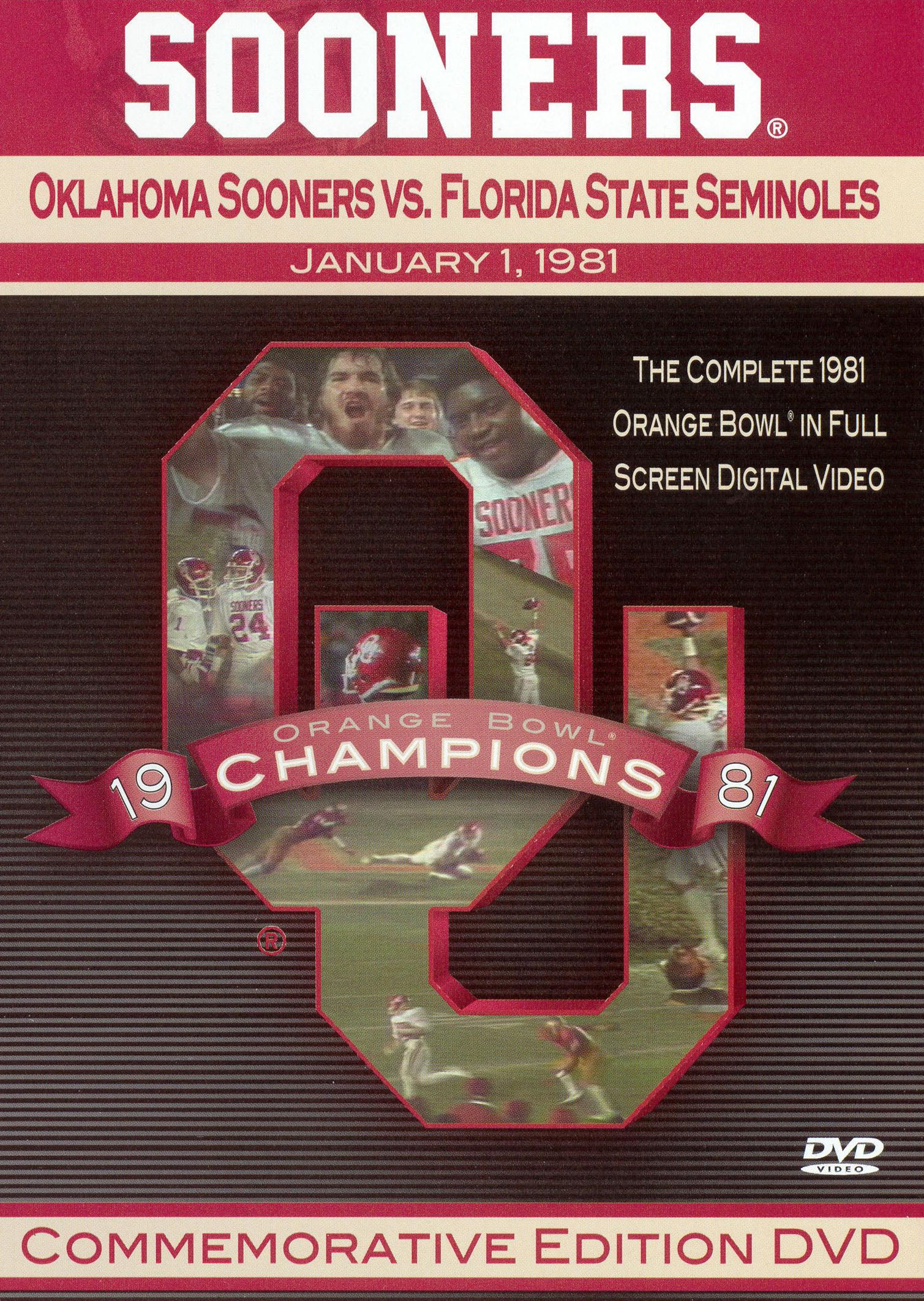 1981 Orange Bowl: Oklahoma Vs. Florida State [Commemorative Edition DVD] cover art