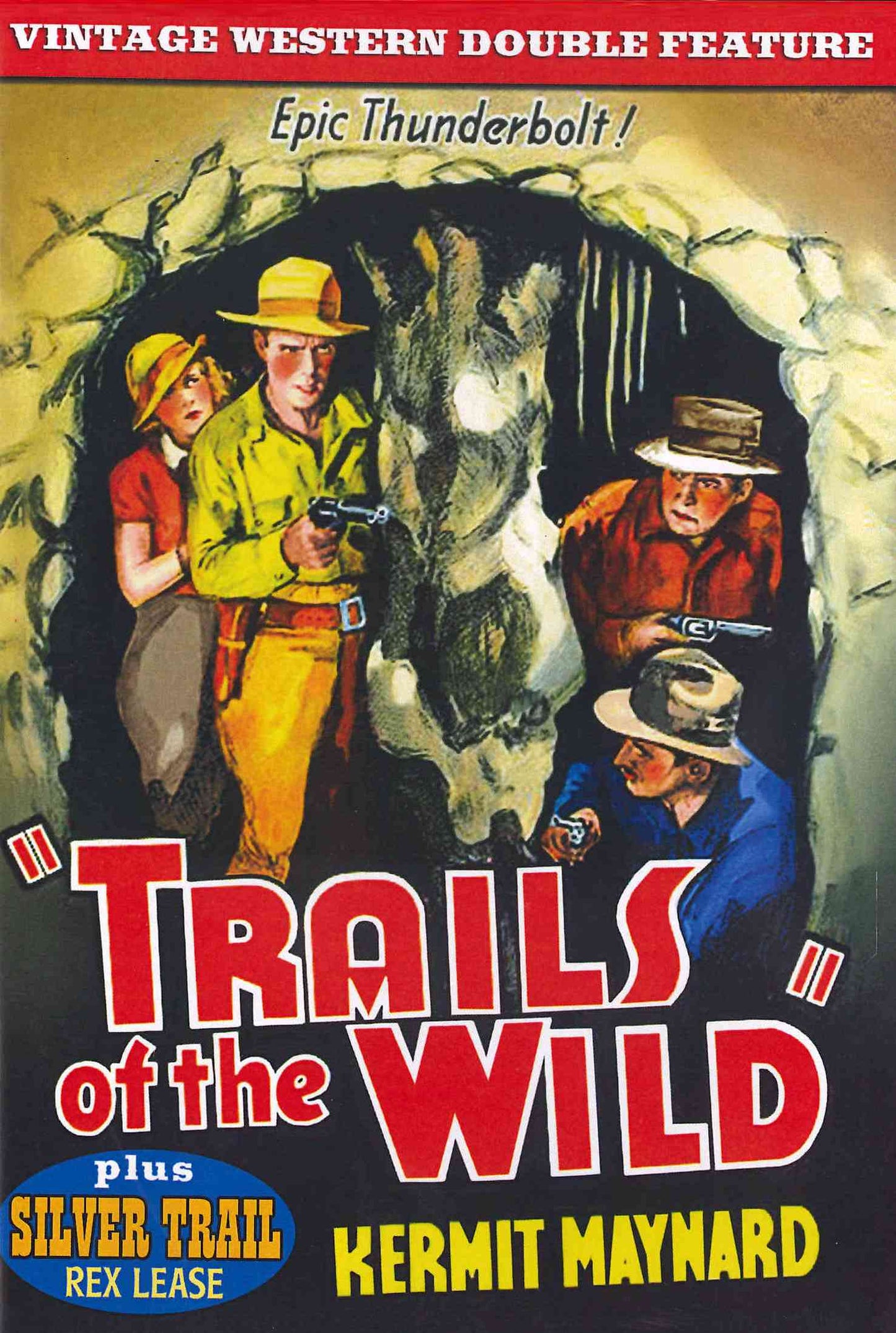 Vintage Western Double Feature: Trails of the Wild/Silver Trail cover art