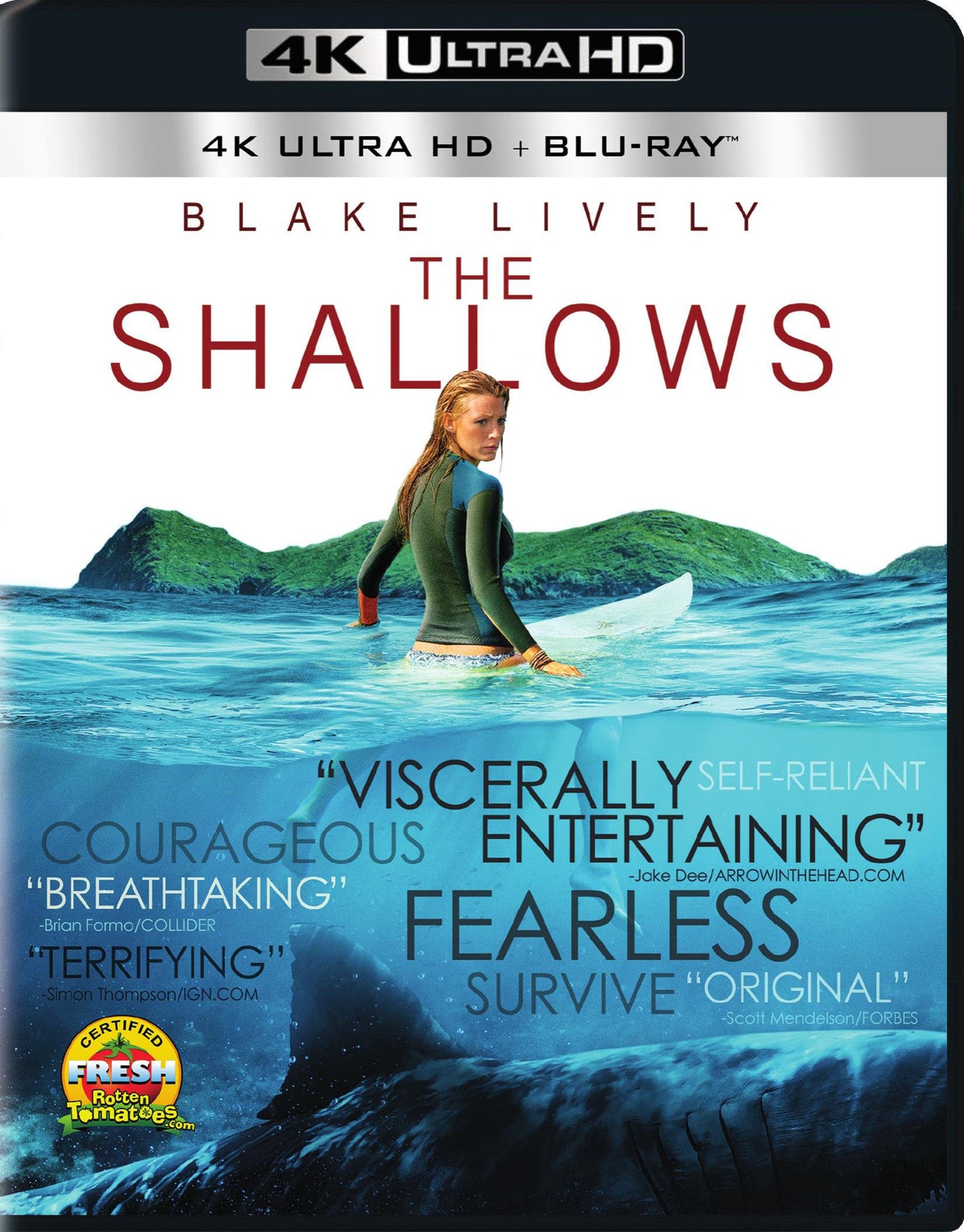 Shallows [4K Ultra HD Blu-ray/Blu-ray] cover art