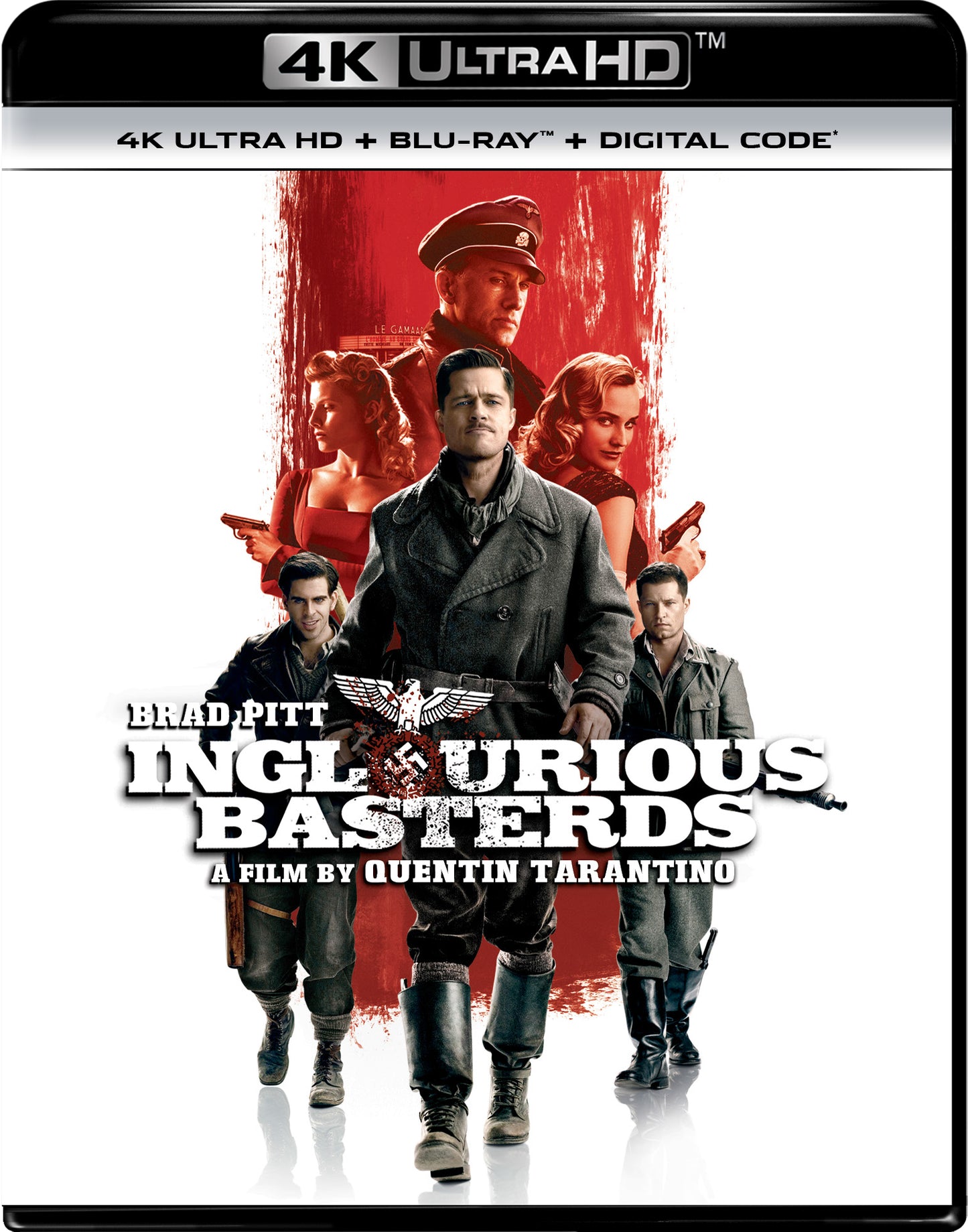 Inglourious Basterds [Includes Digital Copy] [4K Ultra HD Blu-ray/Blu-ray] cover art