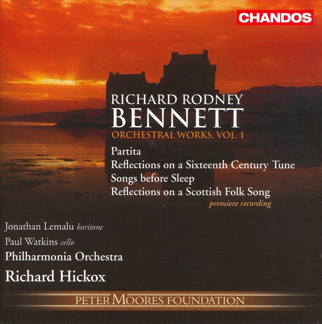 Richard Rodney Bennett: Orchestral Works, Vol. 1 cover art