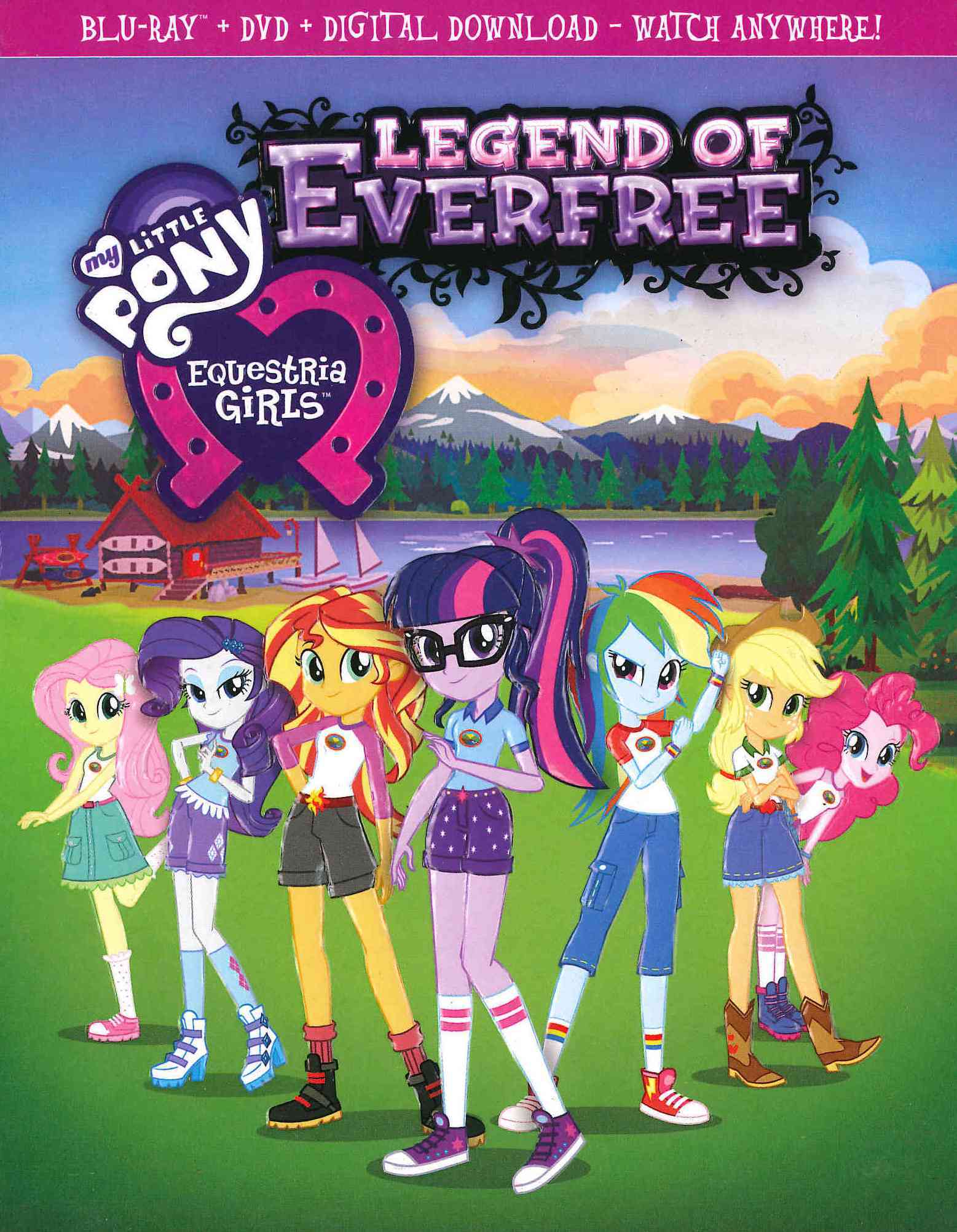 My Little Pony: Equestria Girls - Legend of Everfree [Blu-ray] cover art