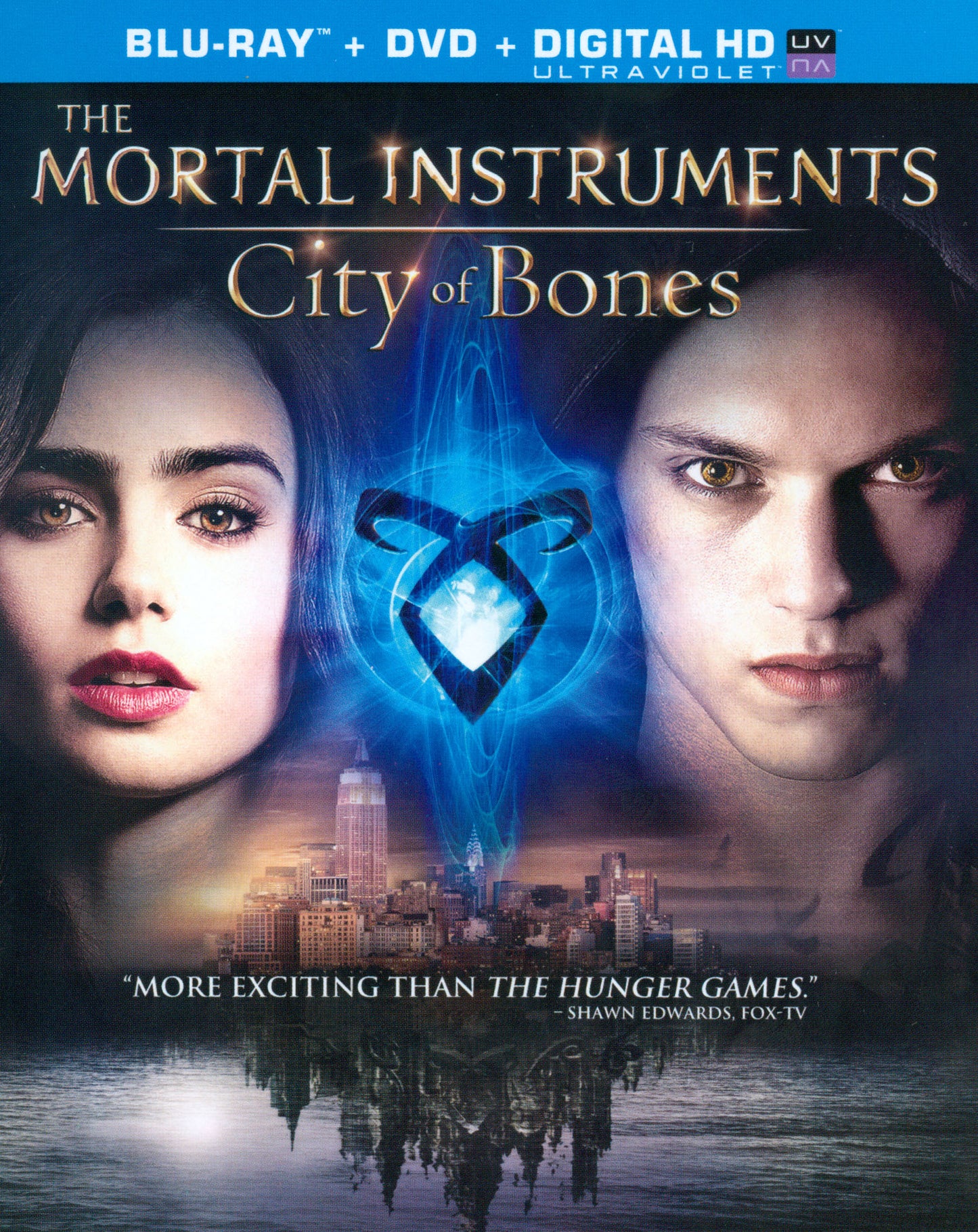 Mortal Instruments: City of Bones [2 Discs] [Includes Digital Copy] [Blu-ray/DVD] cover art