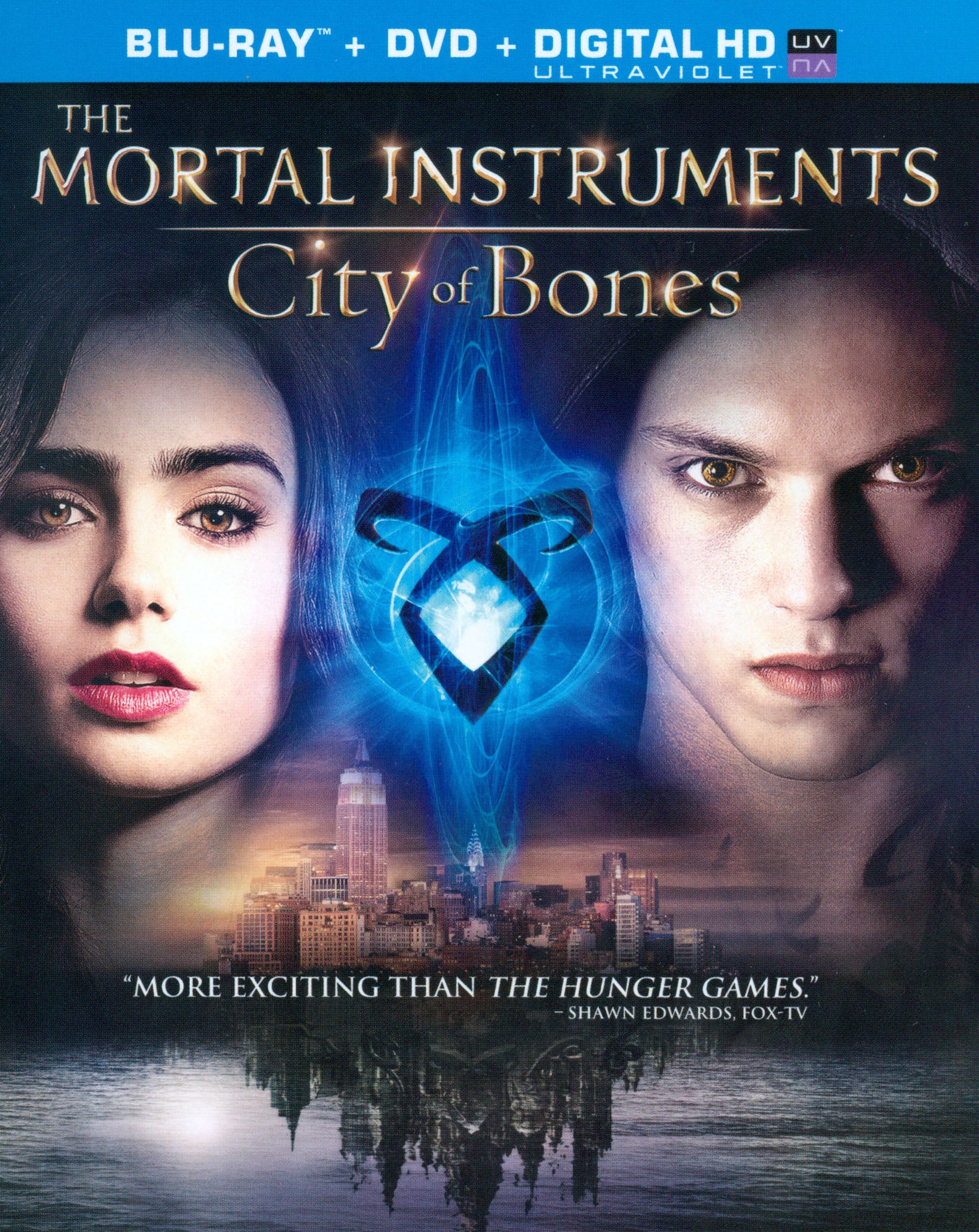 Mortal Instruments: City of Bones [2 Discs] [Includes Digital Copy] [Blu-ray/DVD] cover art