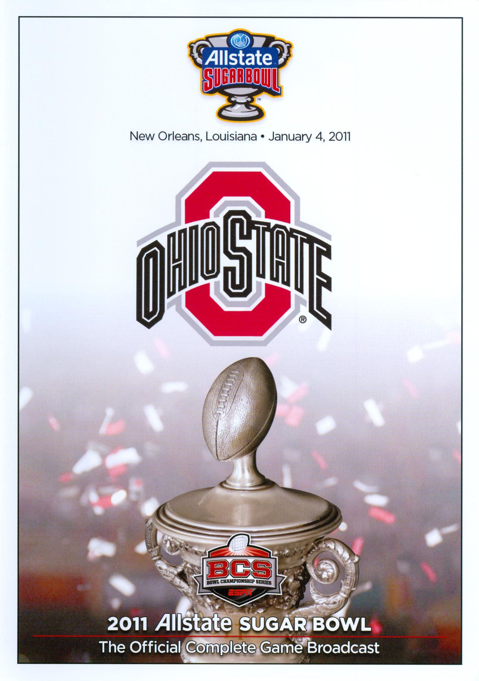 2011 Sugar Bowl Game: OSU vs. Arkansas cover art