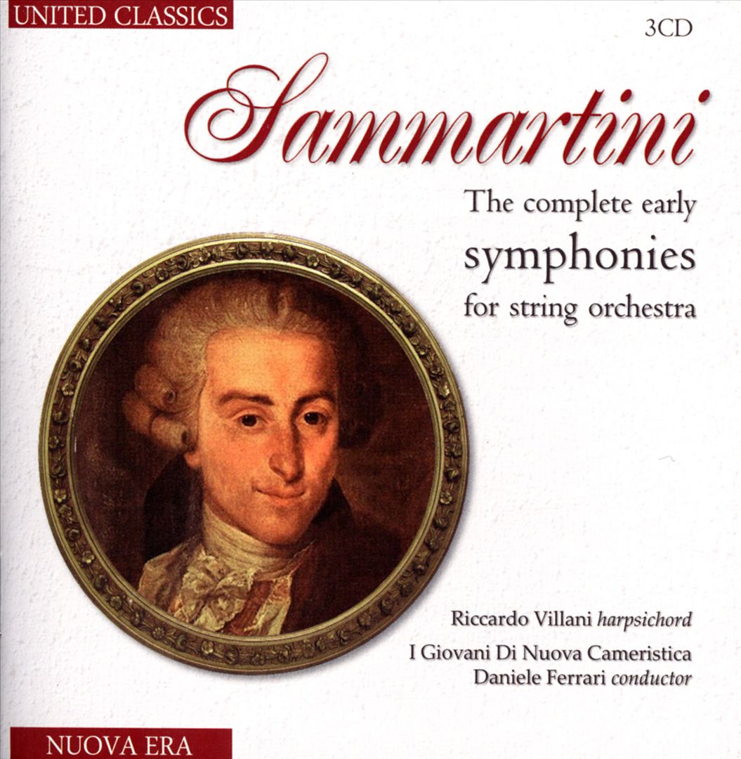 Sammartini: The complete early symphonies for string orchestra cover art