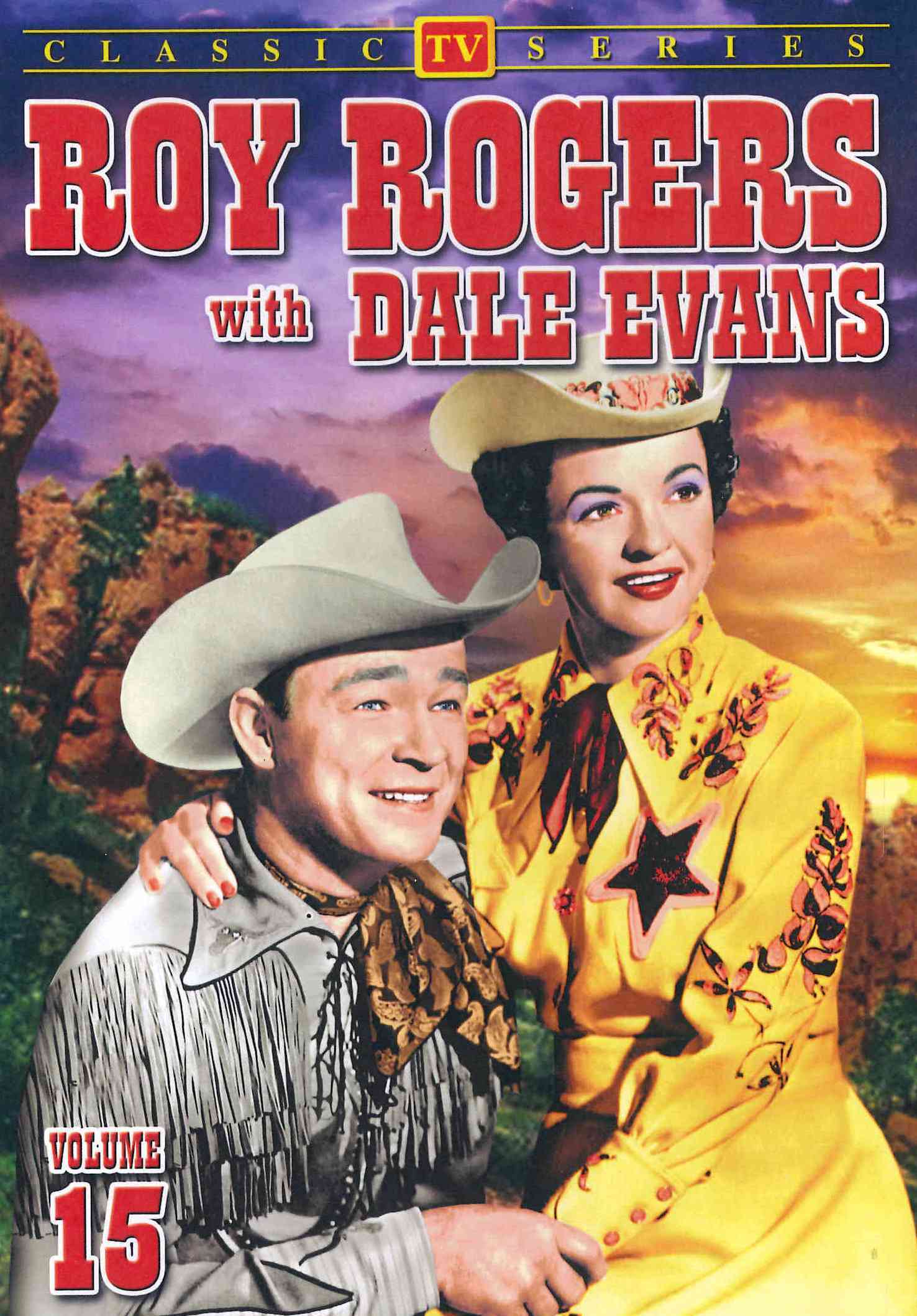 Roy Rogers with Dale Evans. Vol. 15 cover art