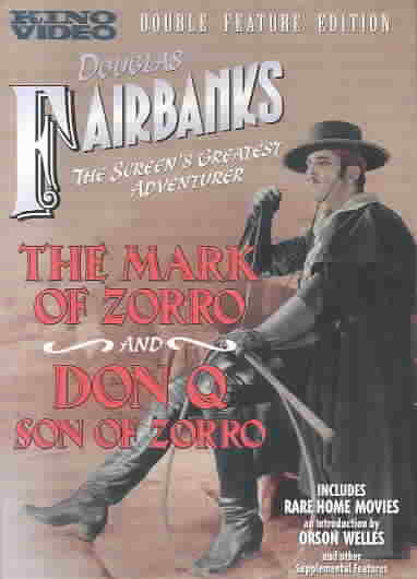 Mark of Zorro/Don Q, Son of Zorro cover art