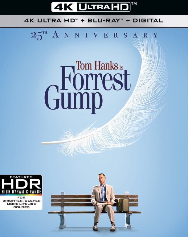 Forrest Gump [25th Anniversary] [Includes Digital Copy] [4K Ultra HD Blu-ray/Blu-ray] cover art