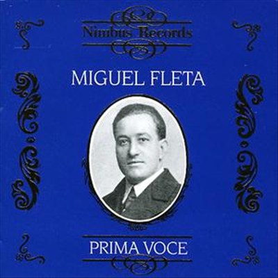 Prima Voce: Miguel Fleta cover art