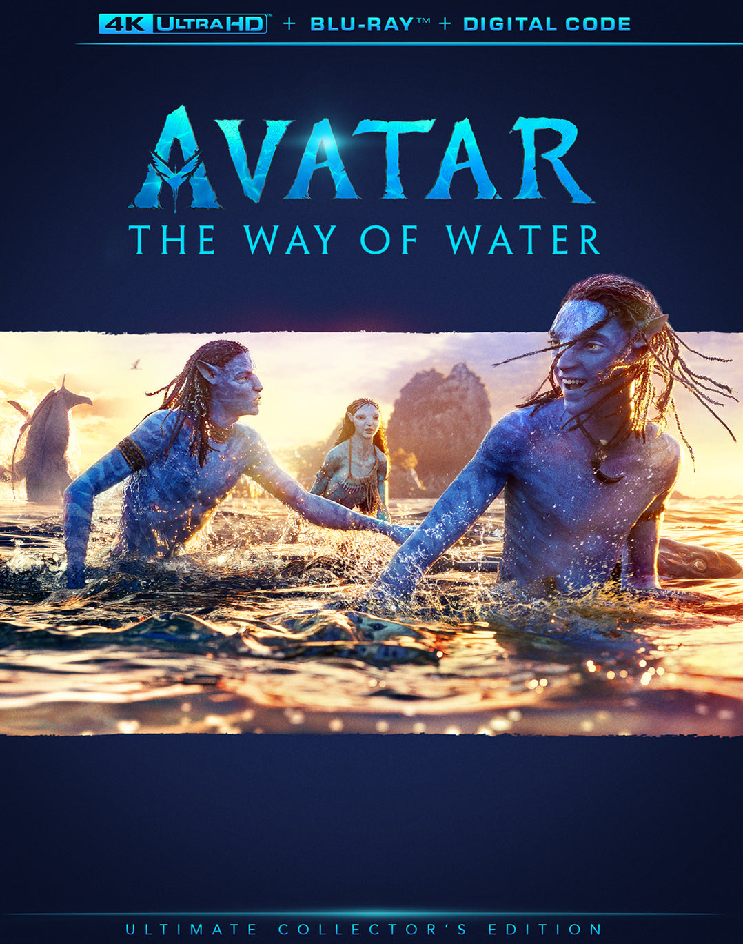 Avatar: The Way of Water [Includes Digital Copy] [4K Ultra HD Blu-ray/Blu-ray] cover art