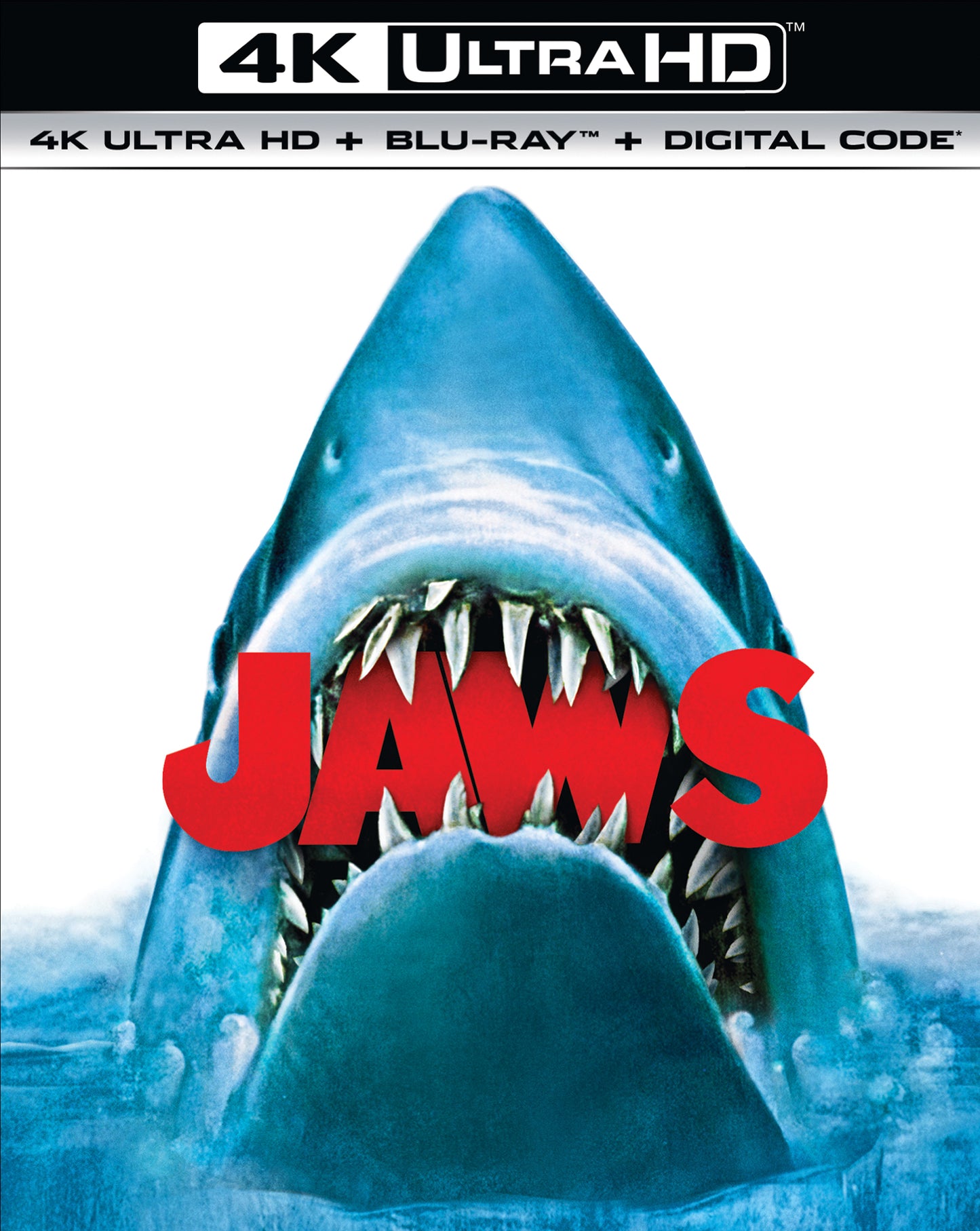 Jaws [Includes Digital Copy] [4K Ultra HD Blu-ray/Blu-ray] cover art