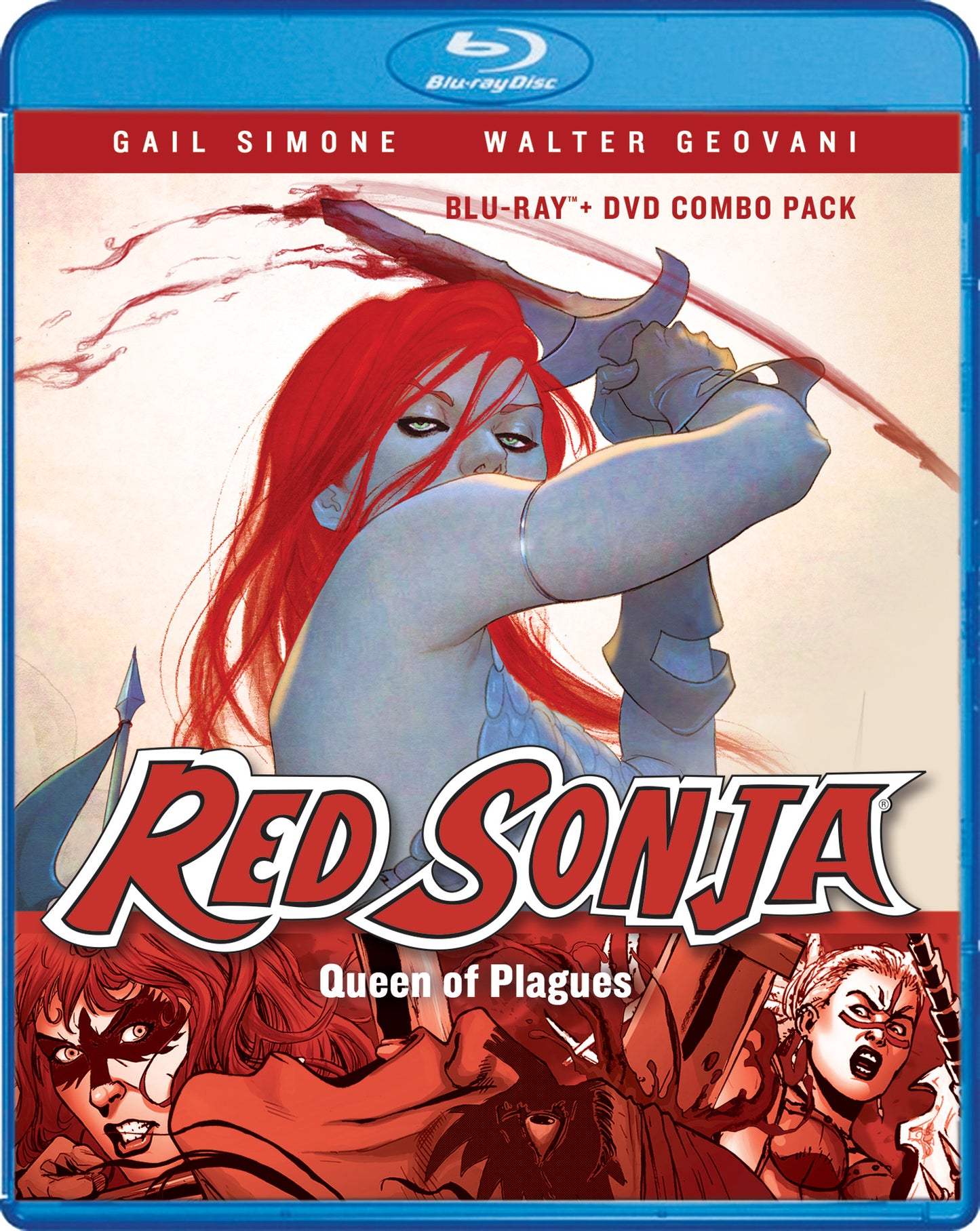 Red Sonja: Queen of Plagues [Blu-ray] [2 Discs] cover art