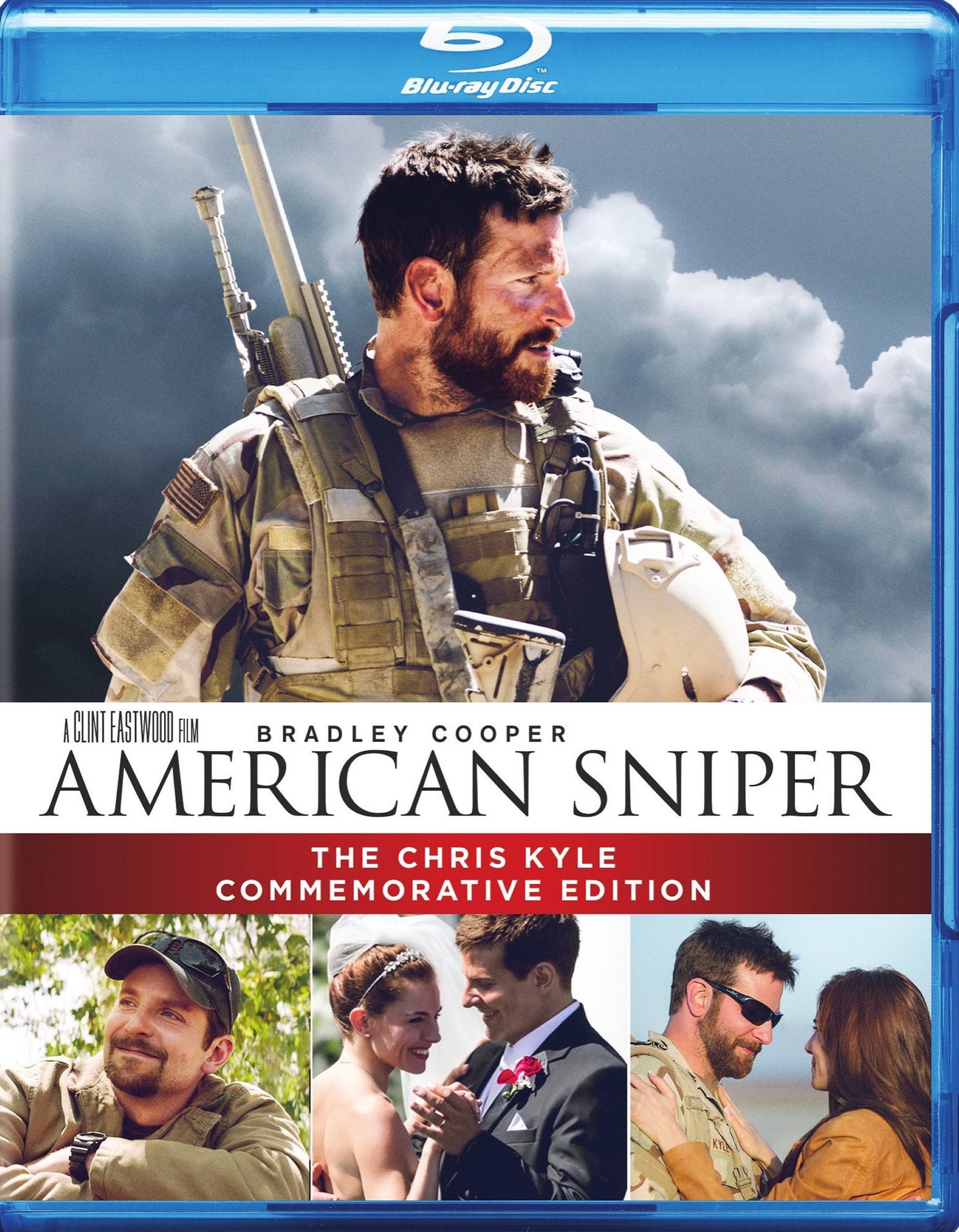 American Sniper: The Chris Kyle Commemorative Edition [Blu-ray] cover art