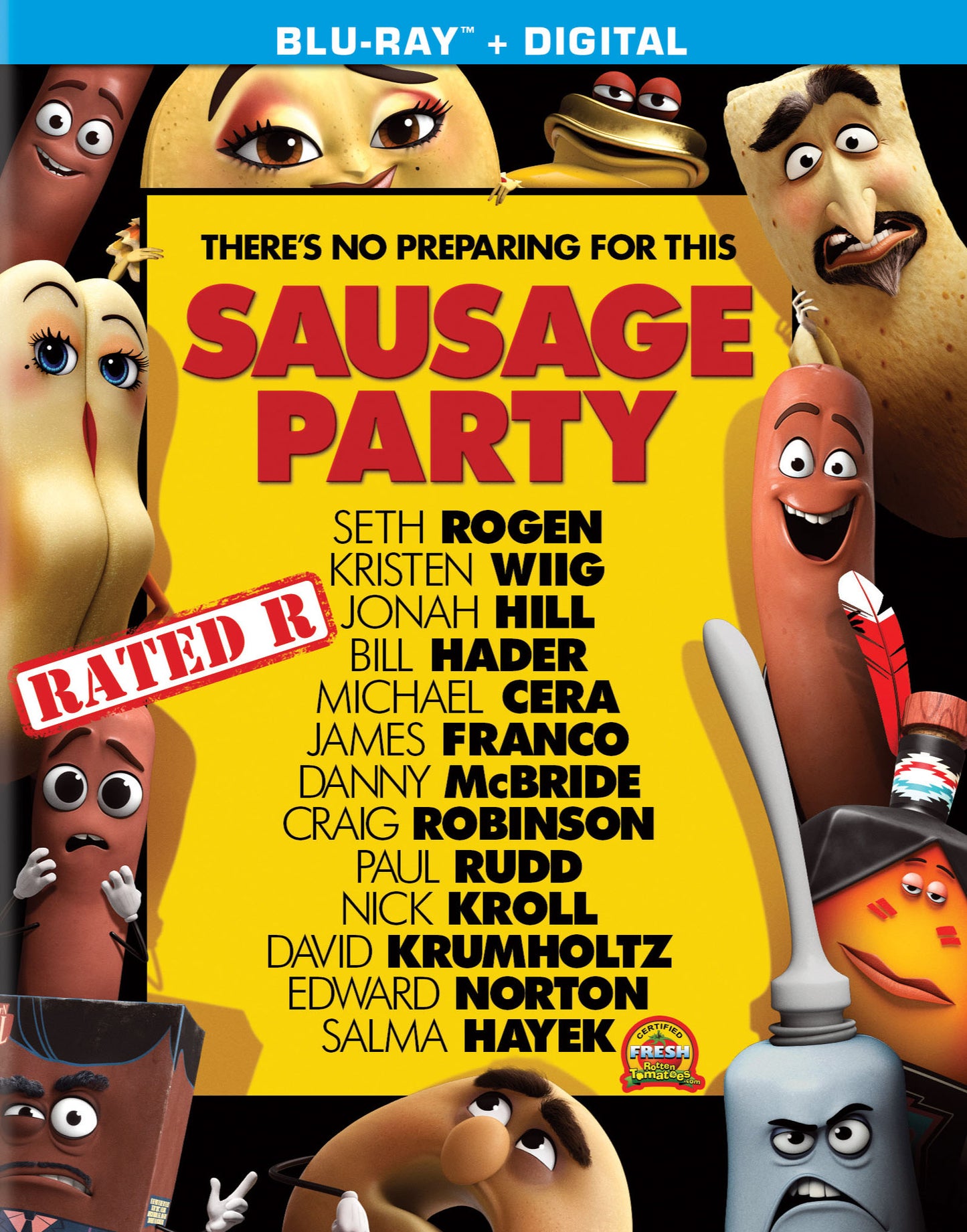Sausage Party [Includes Digital Copy] [Blu-ray] cover art