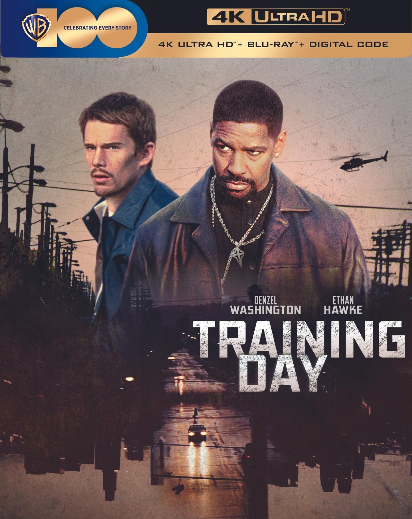 Training Day [Includes Digital Copy] [4K Ultra HD Blu-ray/Blu-ray] cover art