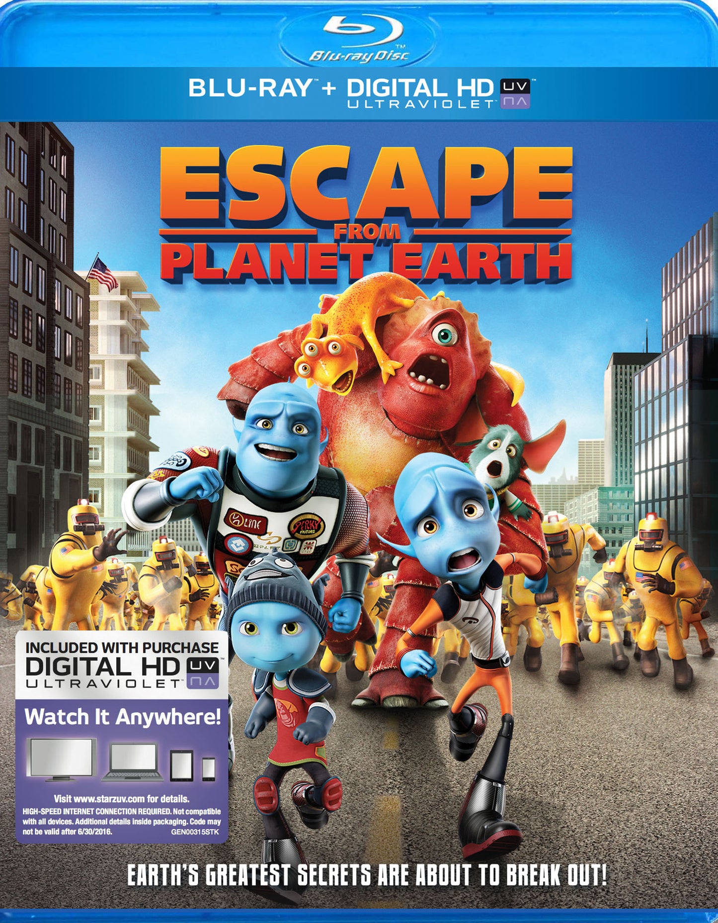 Escape from Planet Earth [Includes Digital Copy] [Blu-ray] cover art