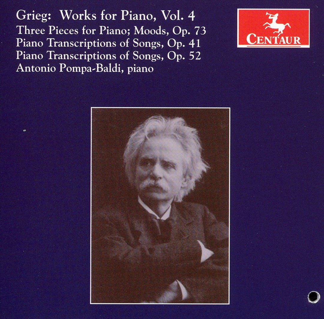 Grieg: Works for Piano, Vol. 4 cover art