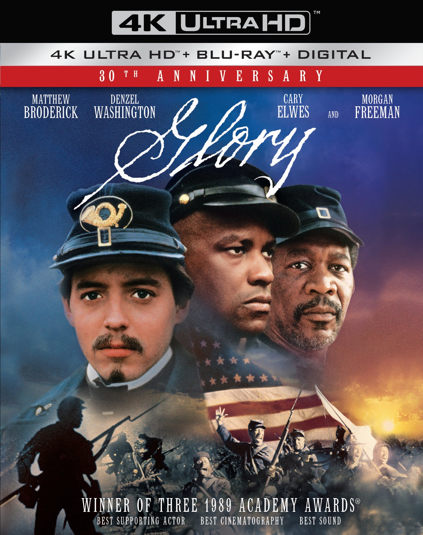 Glory [30th Anniversary] [Includes Digital Copy] [4K Ultra HD Blu-ray/Blu-ray] cover art