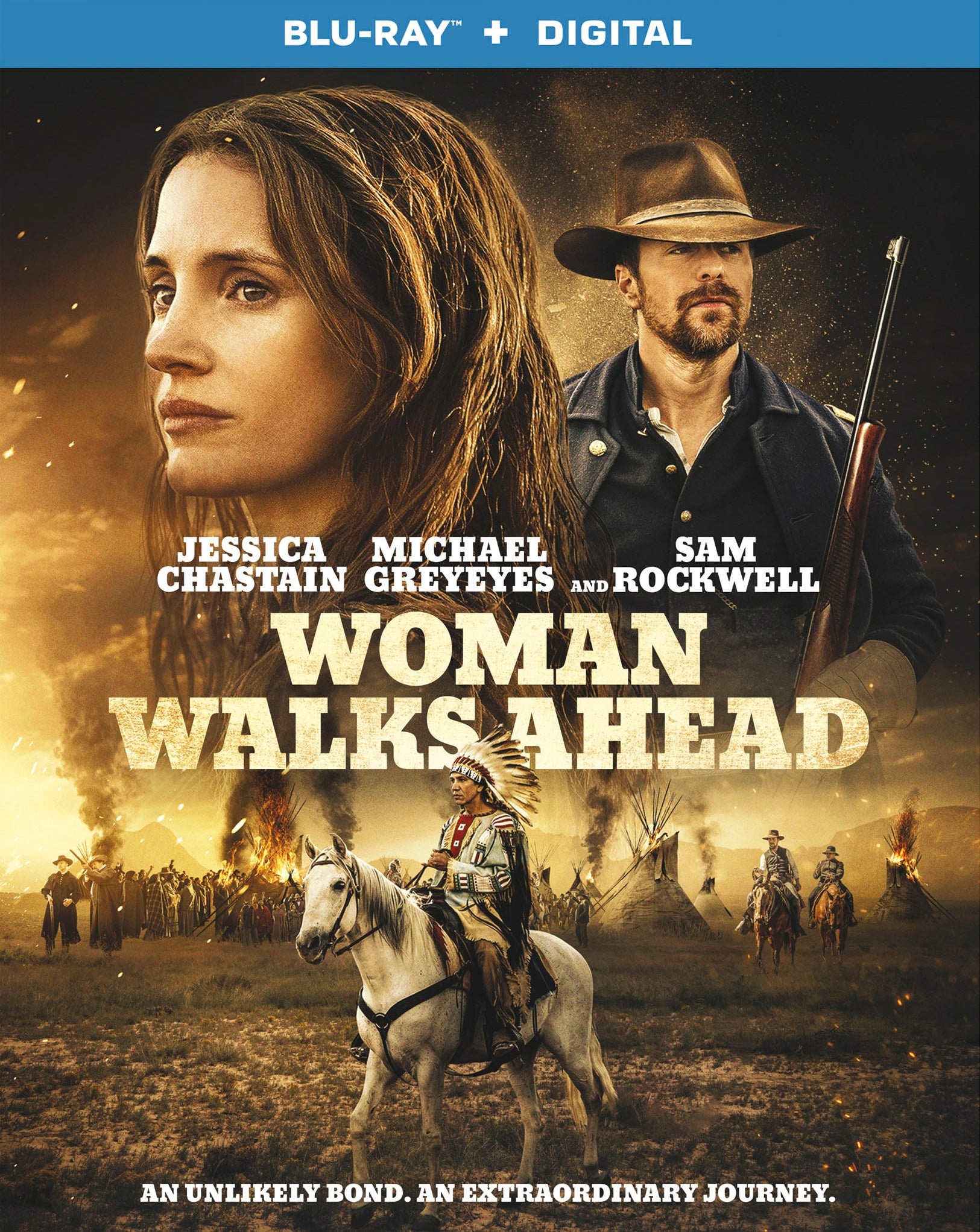 Woman Walks Ahead [Blu-ray] cover art
