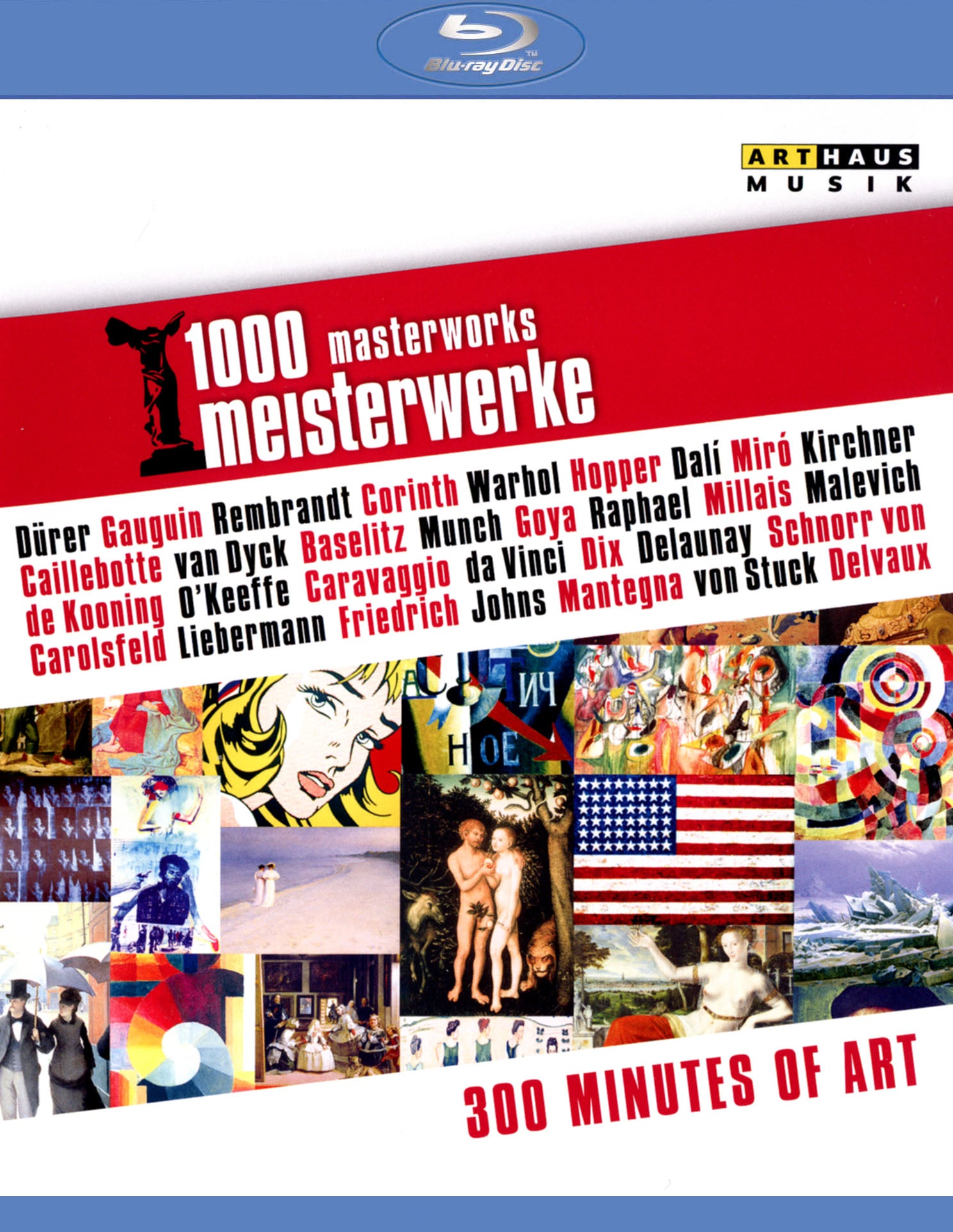 1000 Masterworks: 300 Minutes of Art [Blu-ray] cover art