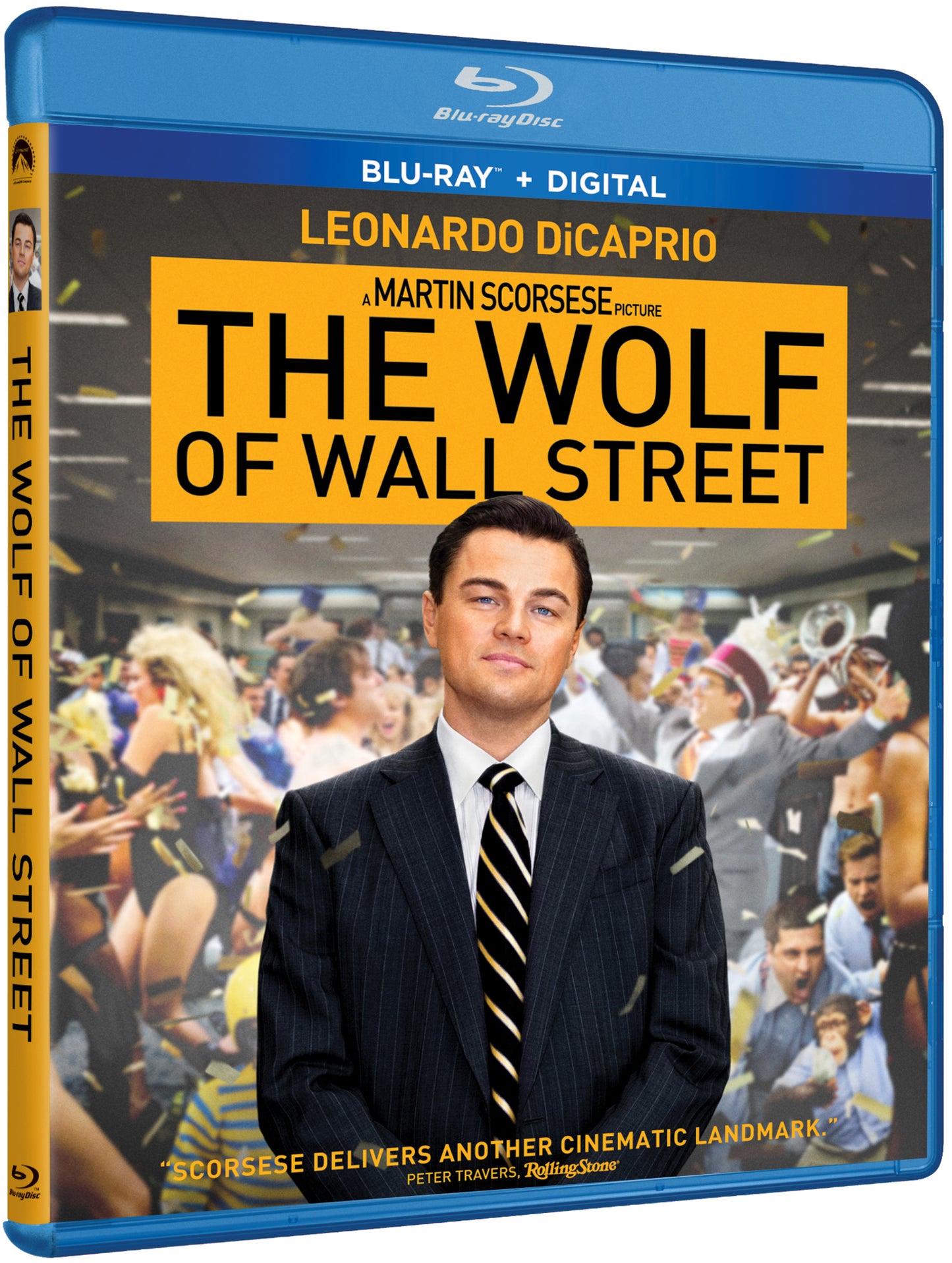 Wolf of Wall Street [Includes Digital Copy] [Blu-ray] cover art