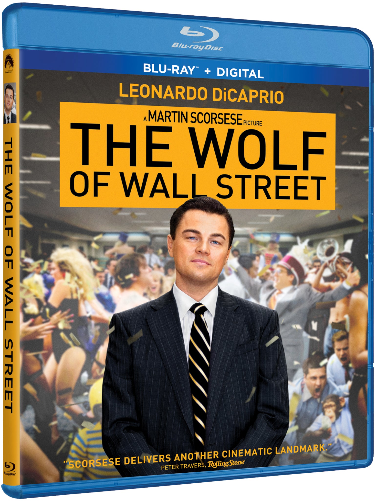 Wolf of Wall Street [Includes Digital Copy] [Blu-ray] cover art