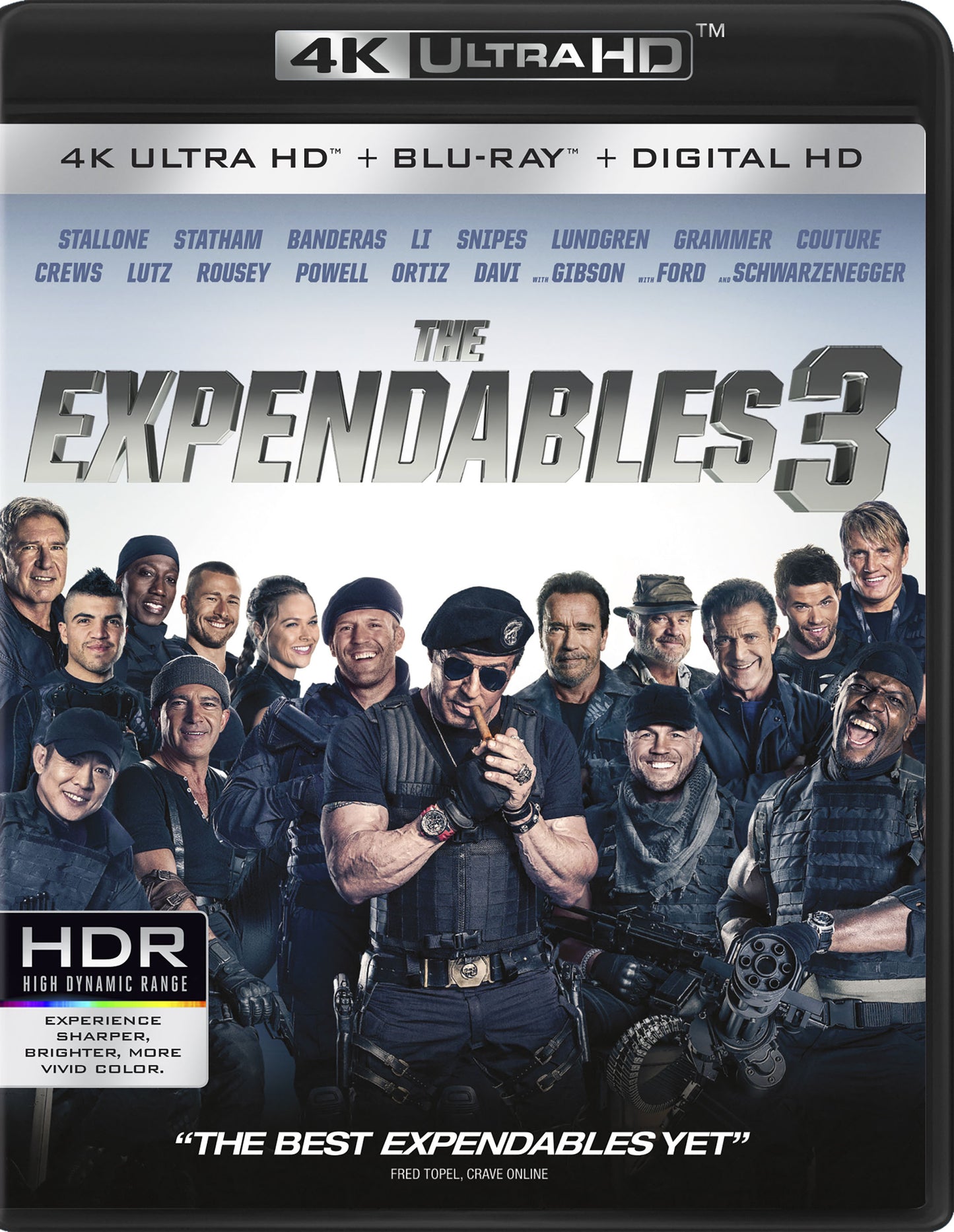 Expendables 3 [4K Ultra HD Blu-ray/Blu-ray] [Includes Digital Copy] [2 Discs] cover art