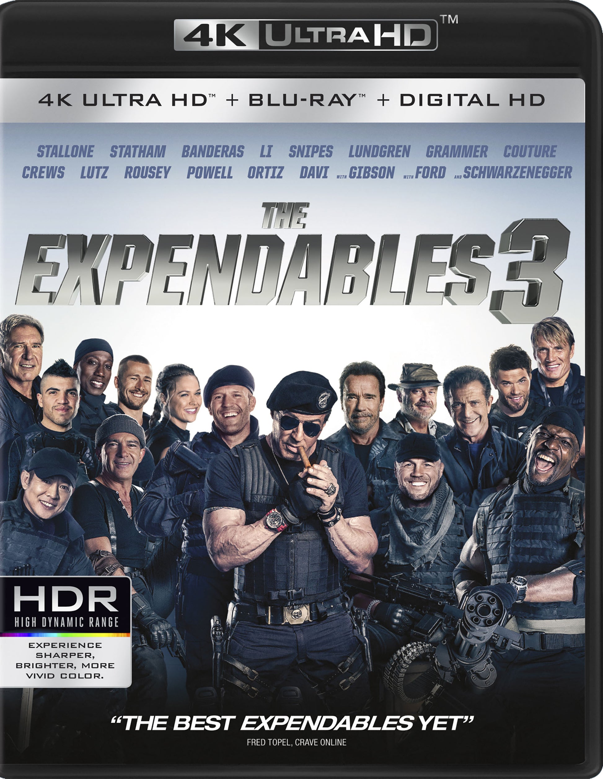 Expendables 3 [4K Ultra HD Blu-ray/Blu-ray] [Includes Digital Copy] [2 Discs] cover art