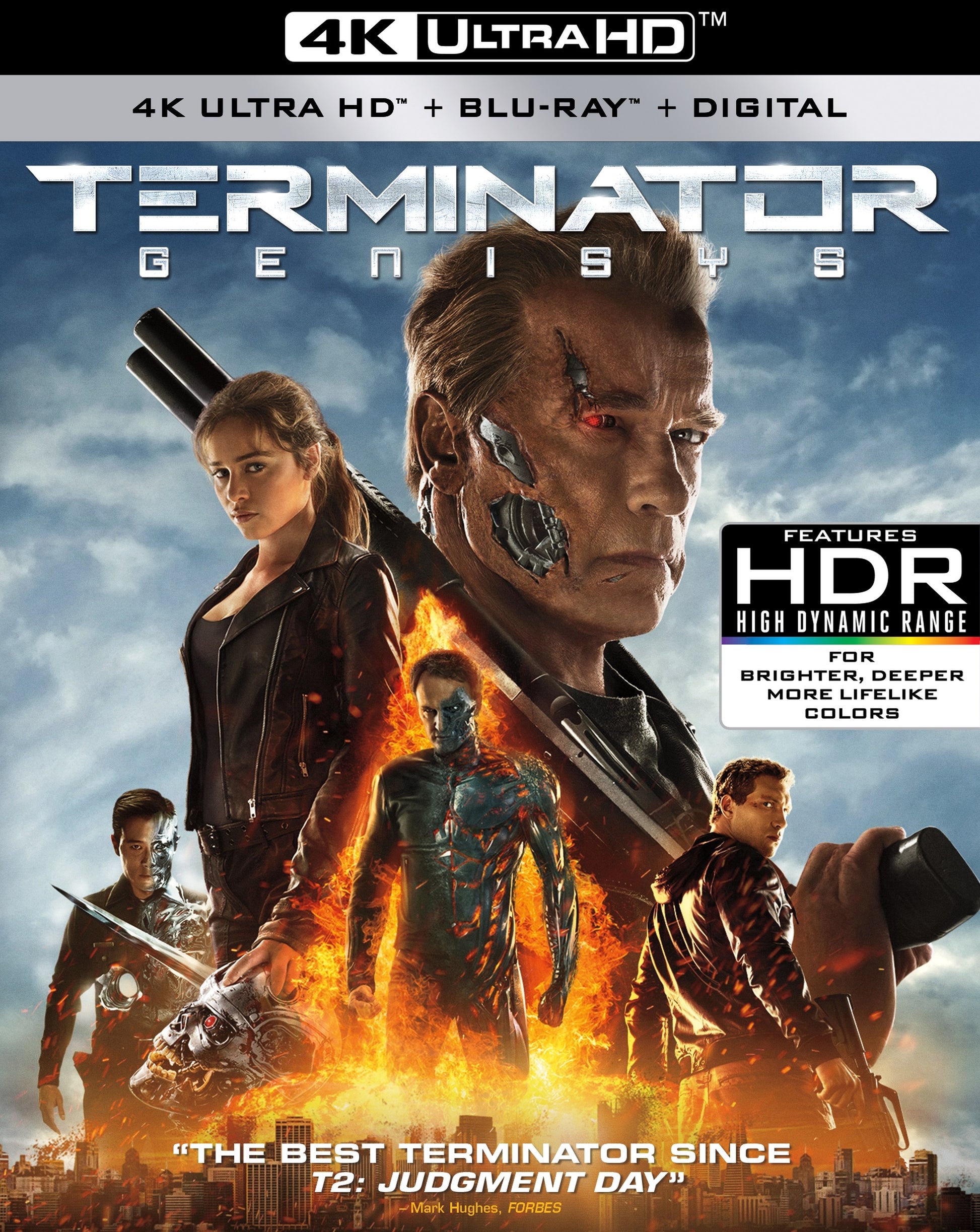 Terminator Genisys [4K Ultra HD Blu-ray/Blu-ray] cover art