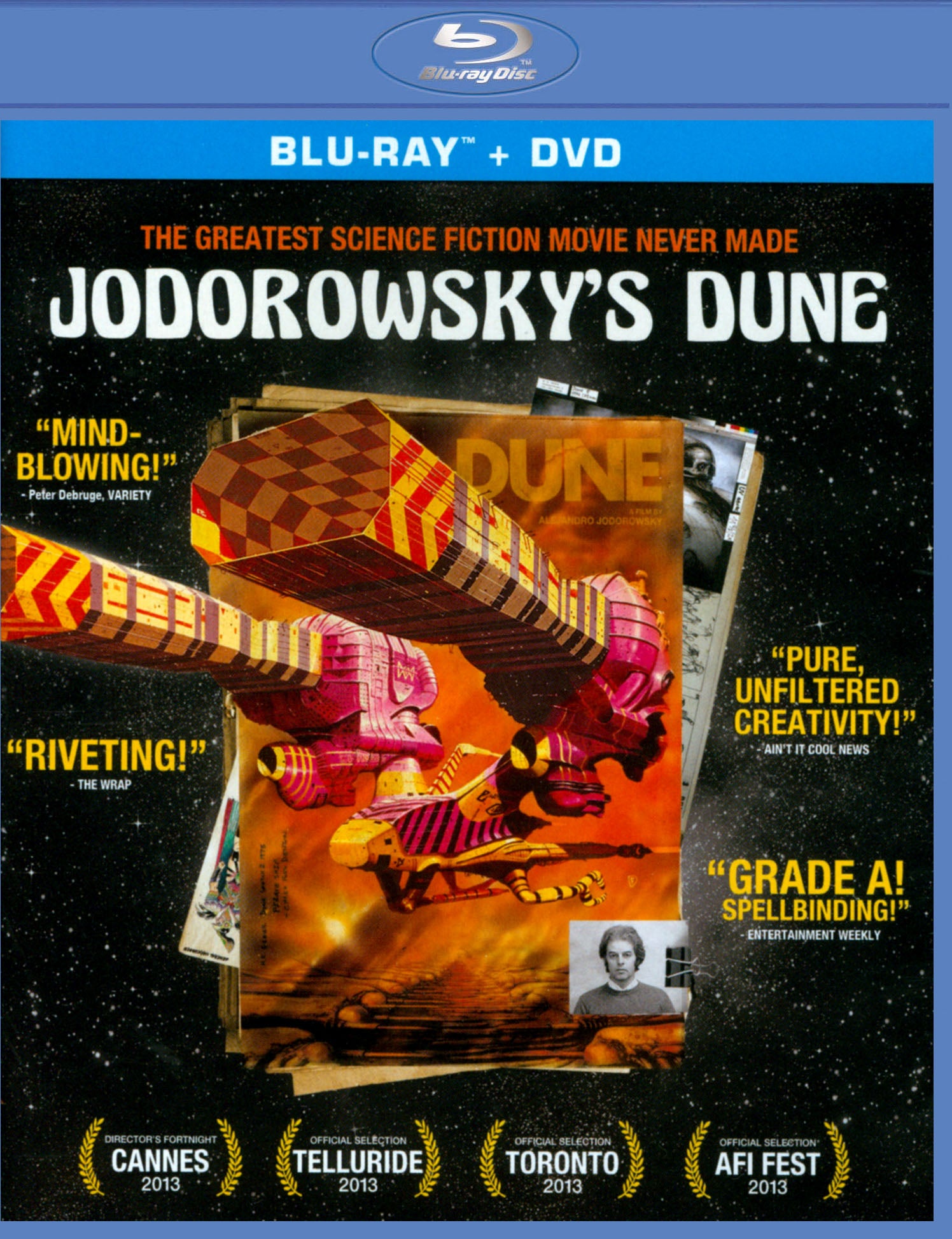 Jodorowsky's Dune [2 Discs] [Blu-ray/DVD] cover art