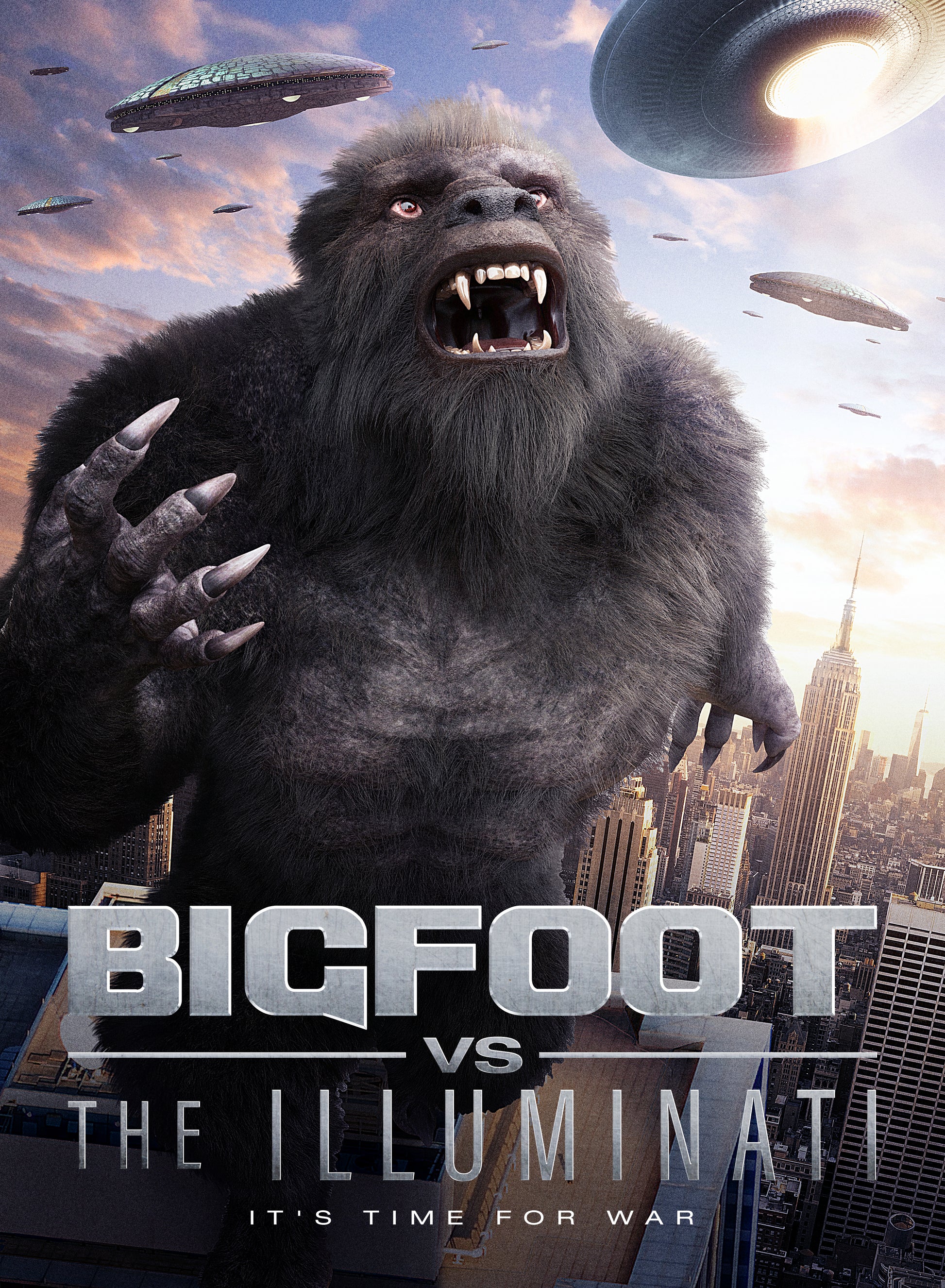 Bigfoot vs the Illuminati cover art
