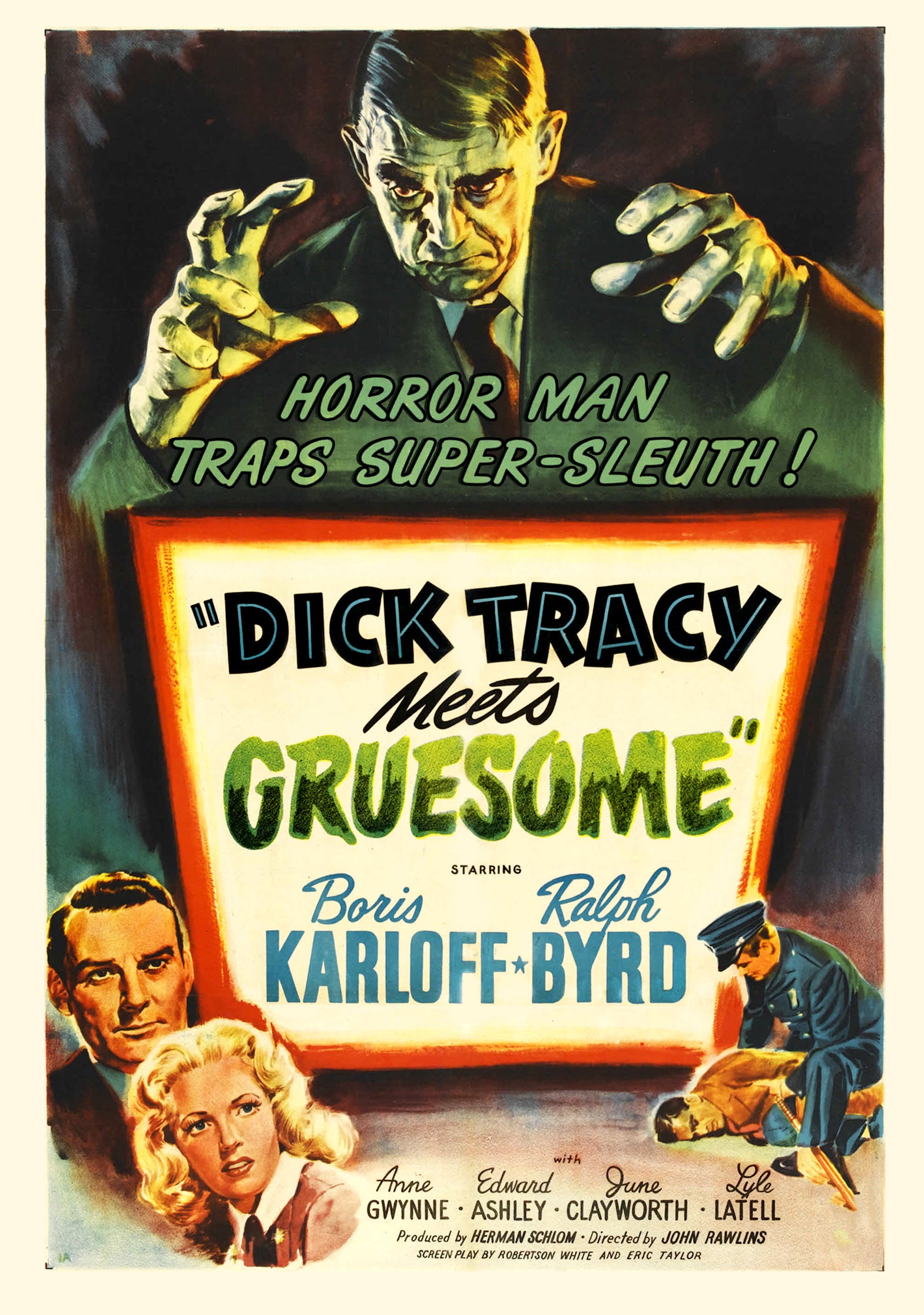 DICK TRACY MEETS GRUESOME cover art