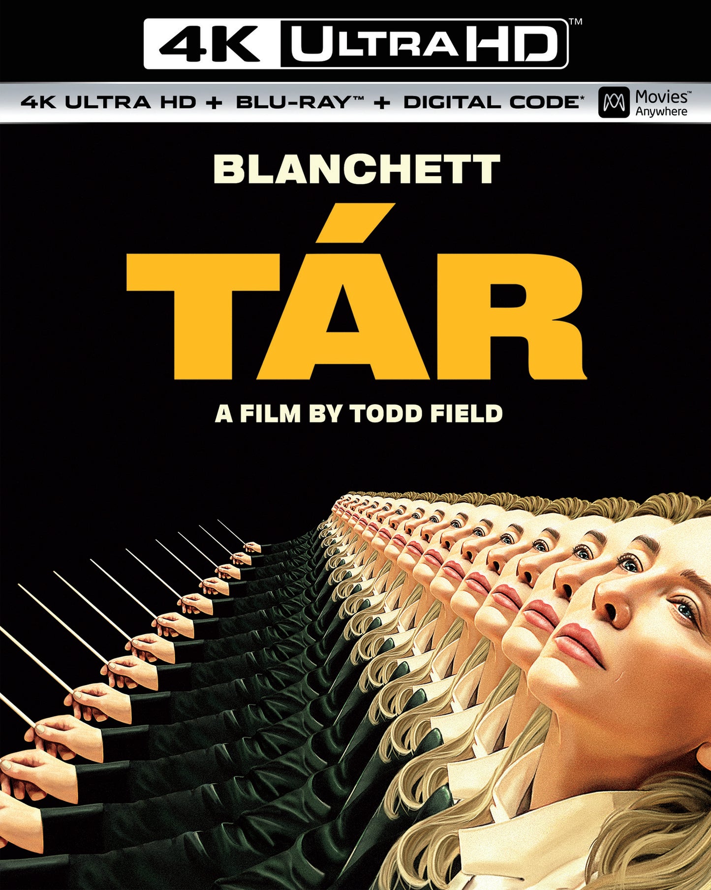 TÁR [Includes Digital Copy] [4K Ultra HD Blu-ray/Blu-ray] cover art